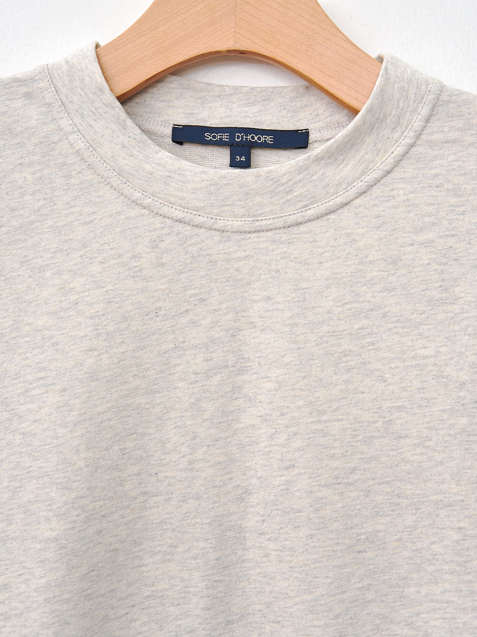 Namu Shop - Sofie D'Hoore Tag Tee - Pearl Melange