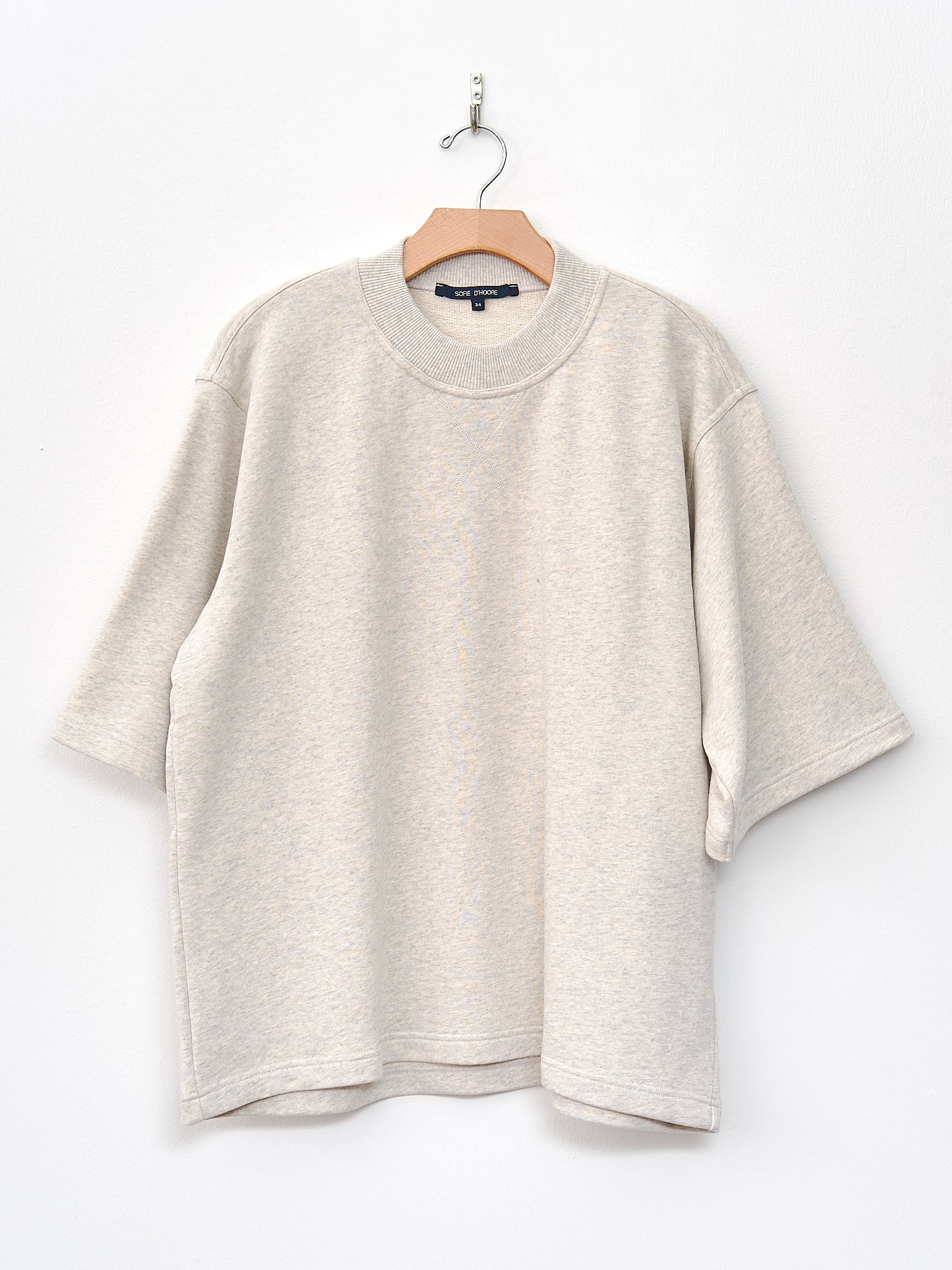 Namu Shop - Sofie D'Hoore Thebe Sweatshirt - Pearl Melange