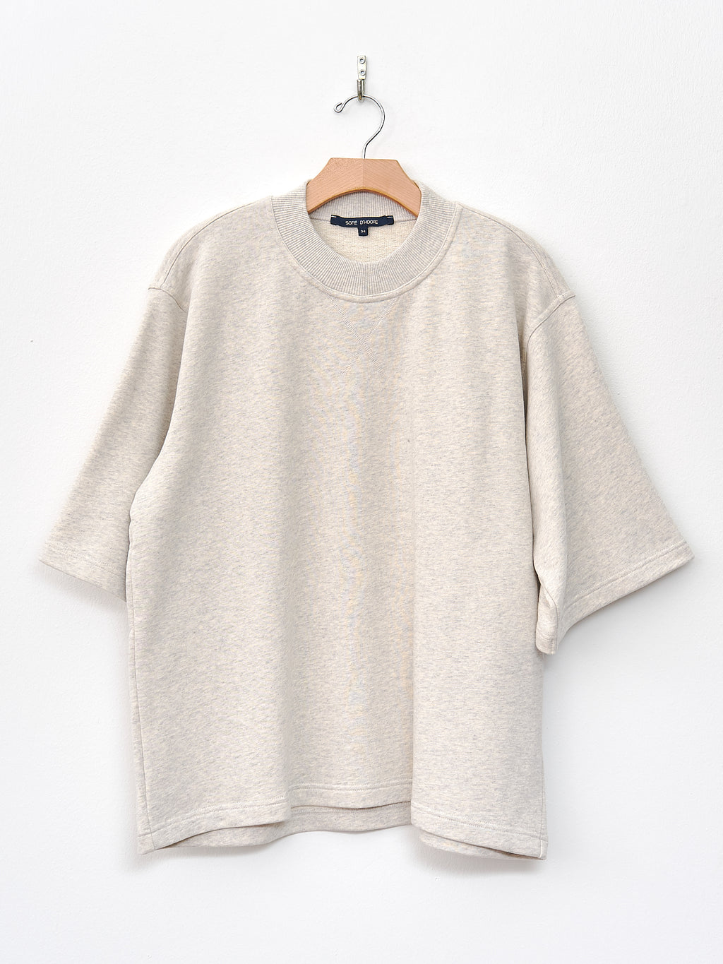 Namu Shop - Sofie D'Hoore Thebe Sweatshirt - Pearl Melange