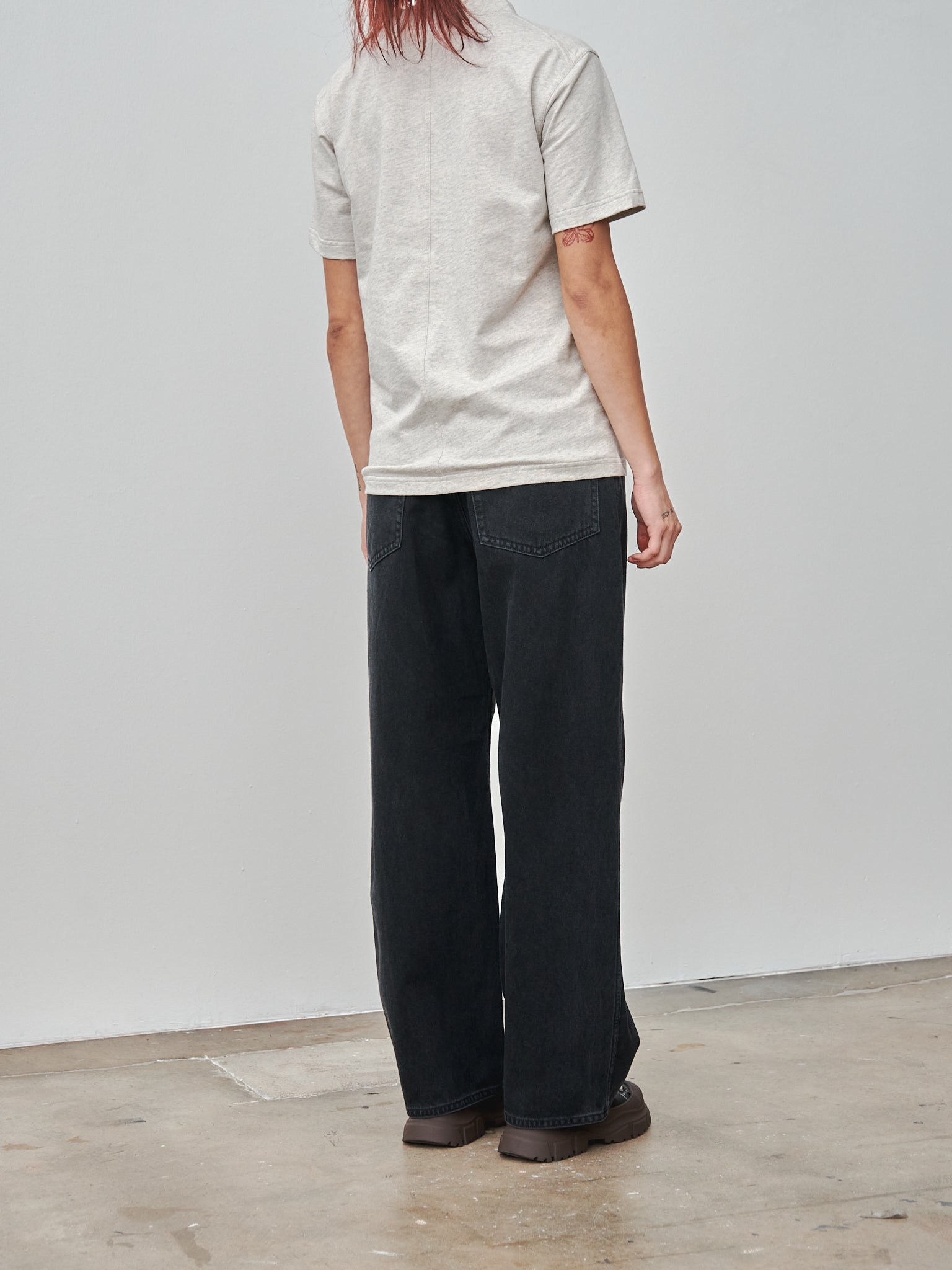 Namu Shop - Sofie D'Hoore Tag Tee - Pearl Melange