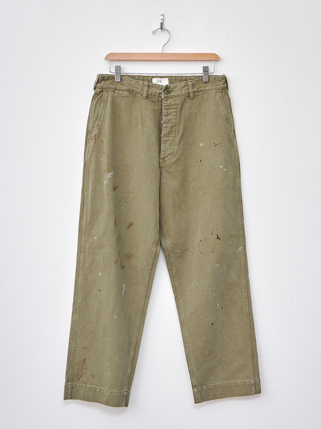 Namu Shop - Herill USMC Herringbone Pants - Olive Drab