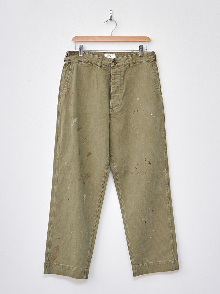 Namu Shop - Herill USMC Herringbone Pants - Olive Drab