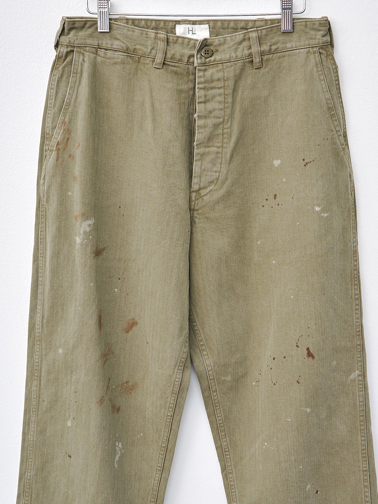 Namu Shop - Herill USMC Herringbone Pants - Olive Drab