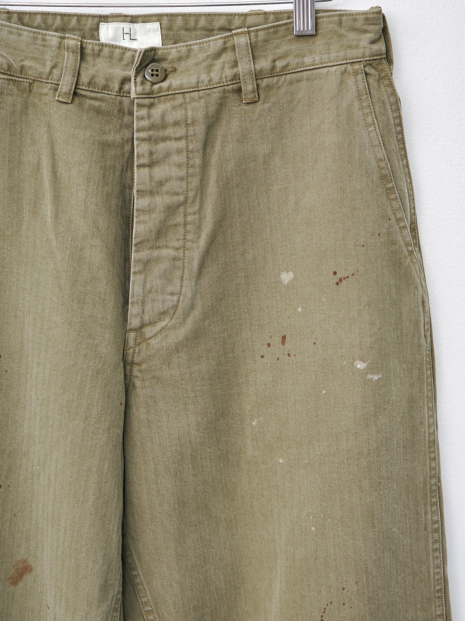 Namu Shop - Herill USMC Herringbone Pants - Olive Drab