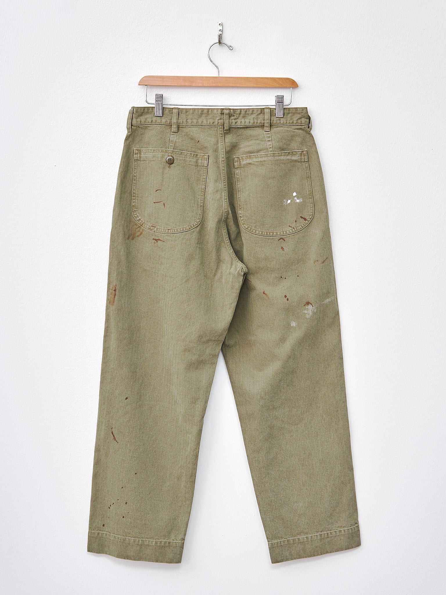 Namu Shop - Herill USMC Herringbone Pants - Olive Drab