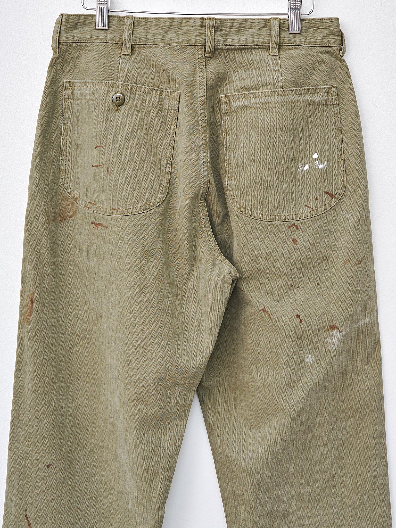Namu Shop - Herill USMC Herringbone Pants - Olive Drab