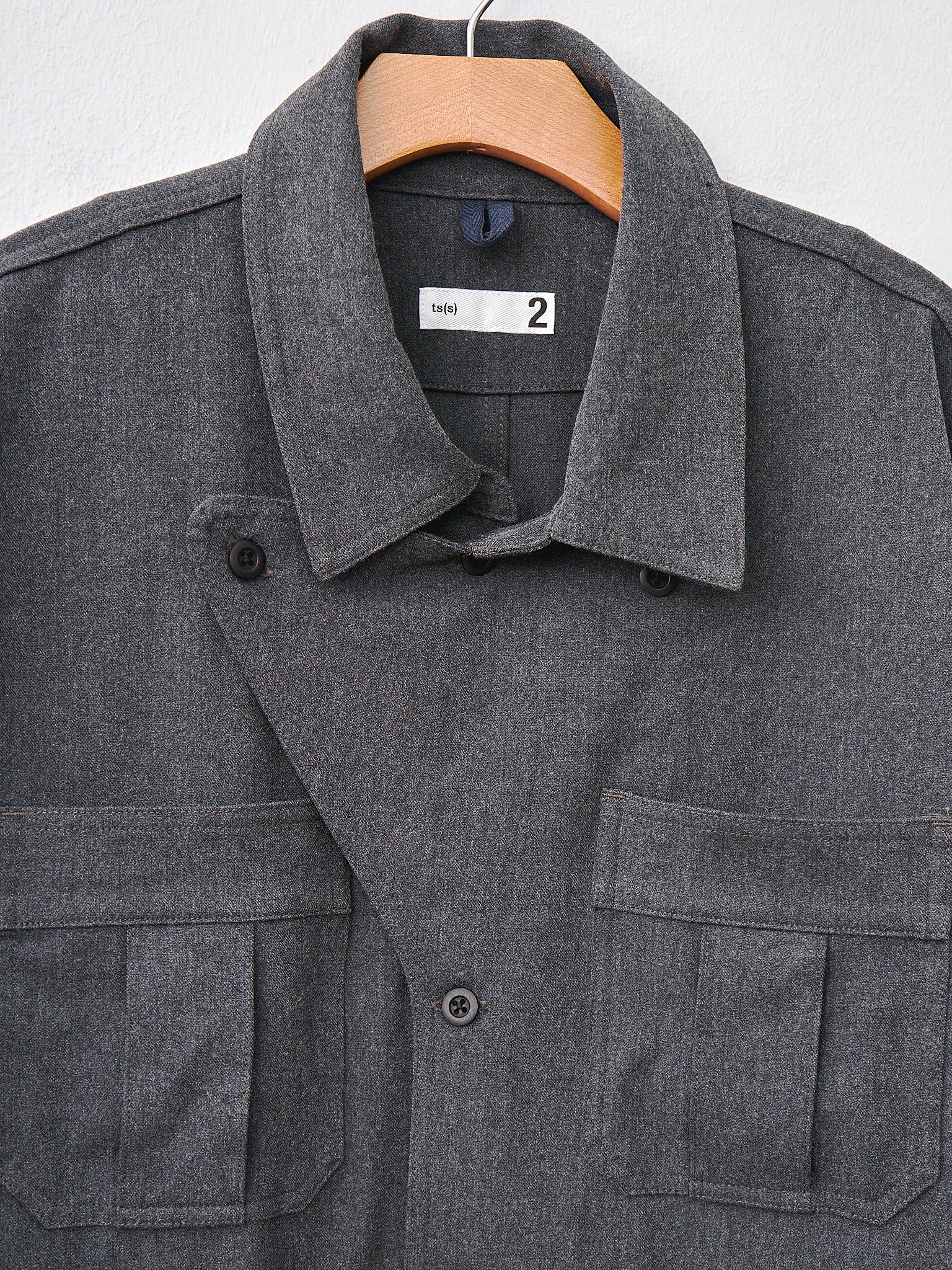 Namu Shop - ts(s) Thermolite Stretch Military Shirt Jacket - Charcoal