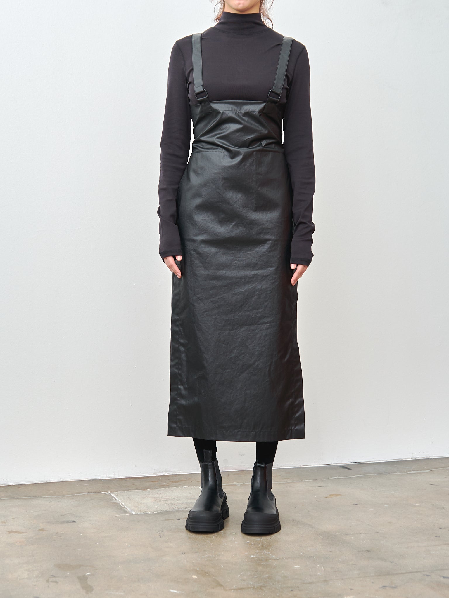 Namu Shop - Lemaire Rib Turtleneck - Squid Ink