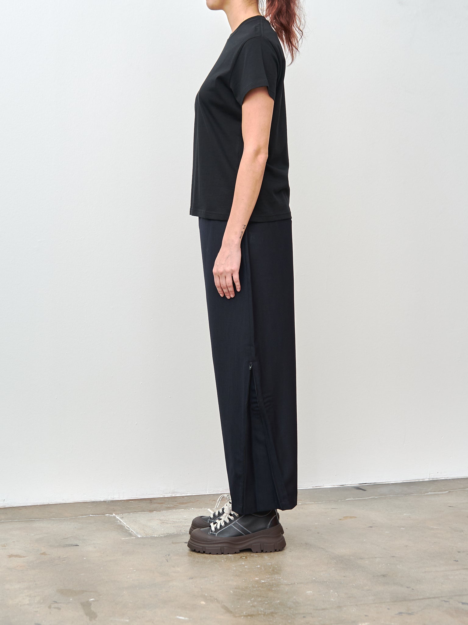 Namu Shop - Studio Nicholson Toba Pant - Darkest Navy