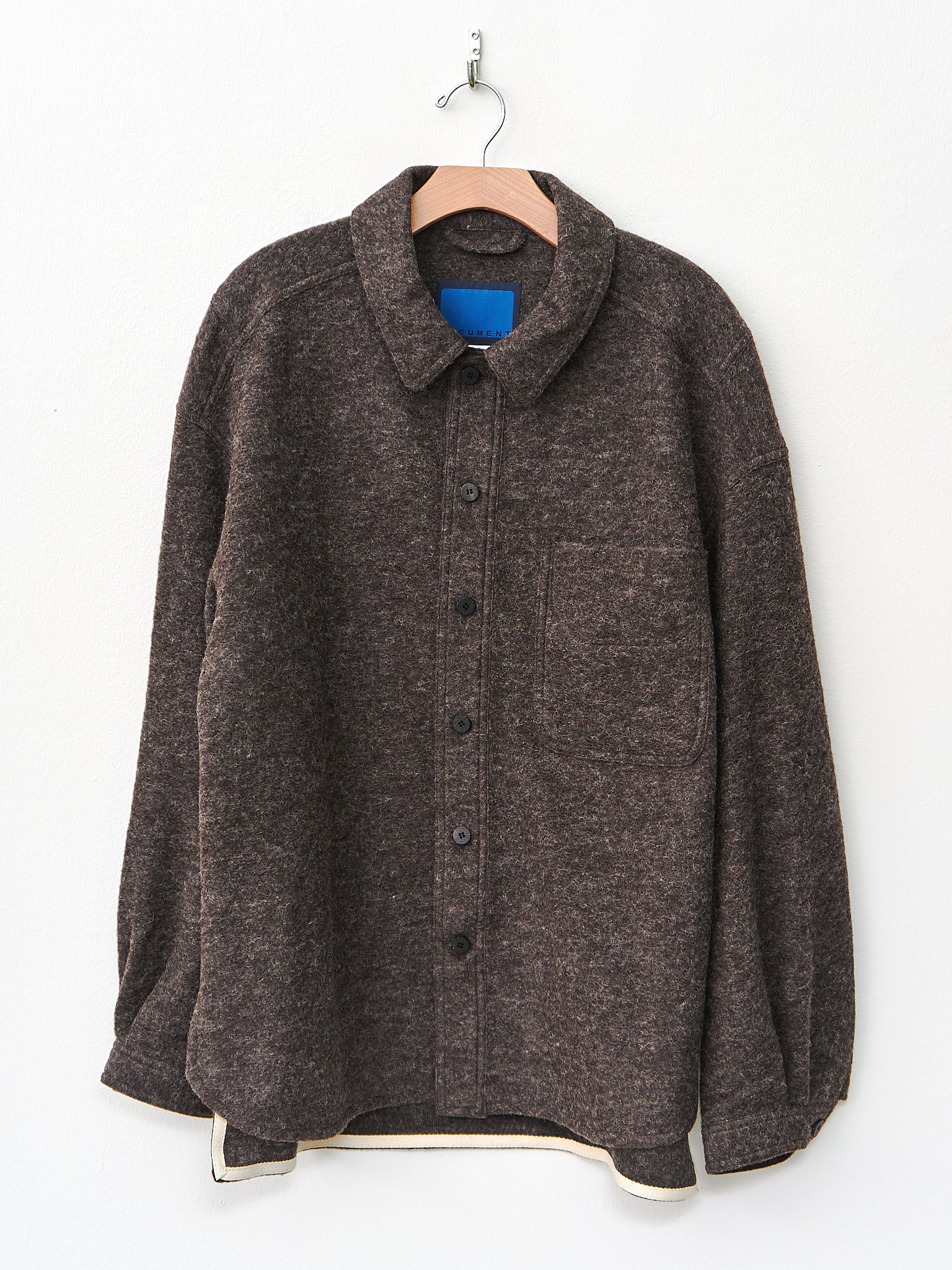 Namu Shop - Document Wool Shirting Jacket - Brown