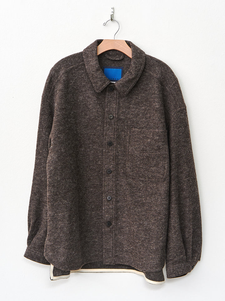 Namu Shop - Document Wool Shirting Jacket - Brown
