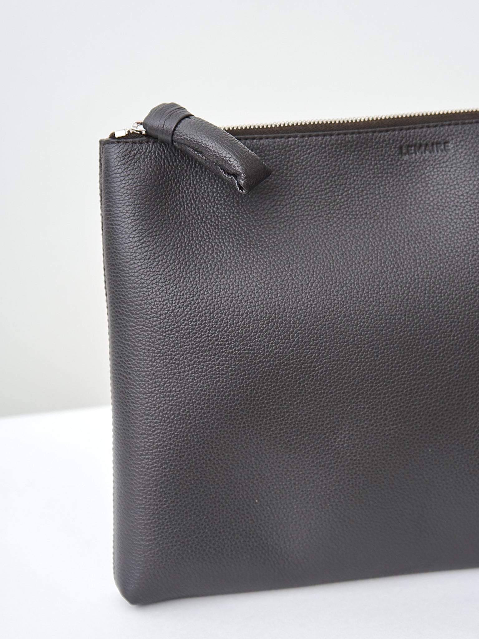Namu Shop - Lemaire Document Holder - Dark Chocolate (grained leather)