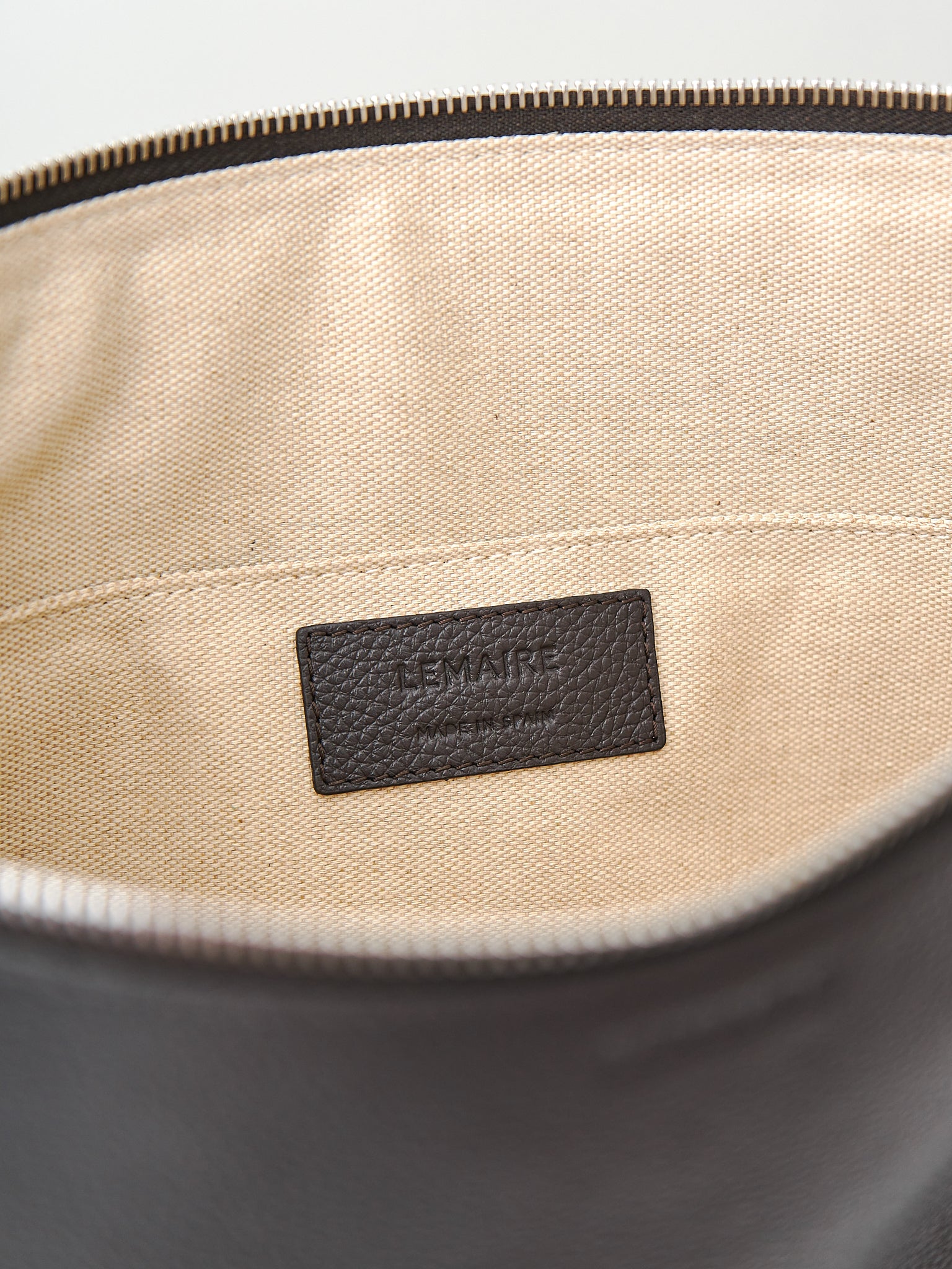 Namu Shop - Lemaire Document Holder - Dark Chocolate (grained leather)
