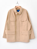Namu Shop - Document Ultra Double Cloth Suede Field Jacket - Beige