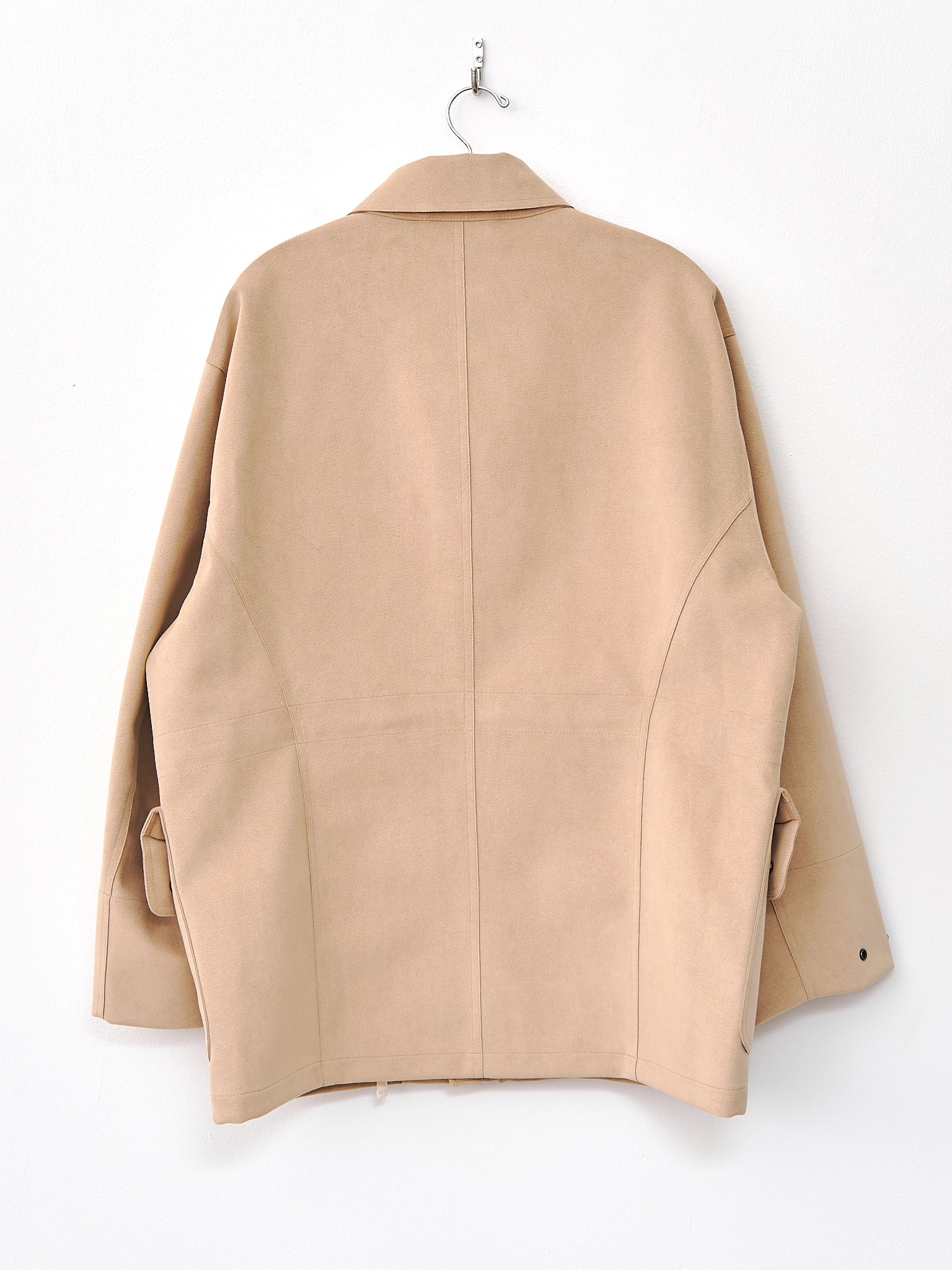 Namu Shop - Document Ultra Double Cloth Suede Field Jacket - Beige