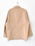 Namu Shop - Document Ultra Double Cloth Suede Field Jacket - Beige