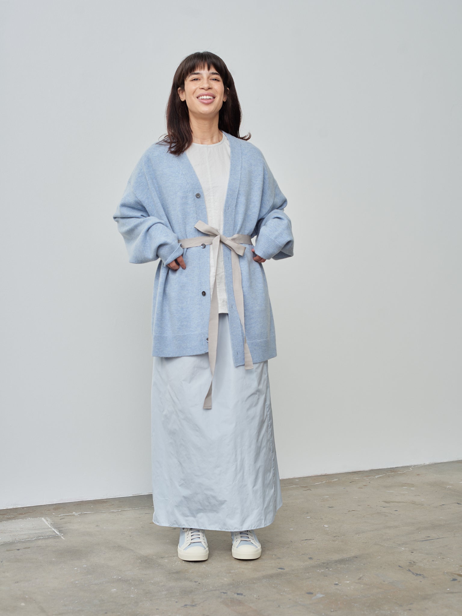 Namu Shop - Sofie D'Hoore Mask Cardigan - Arctic Blue