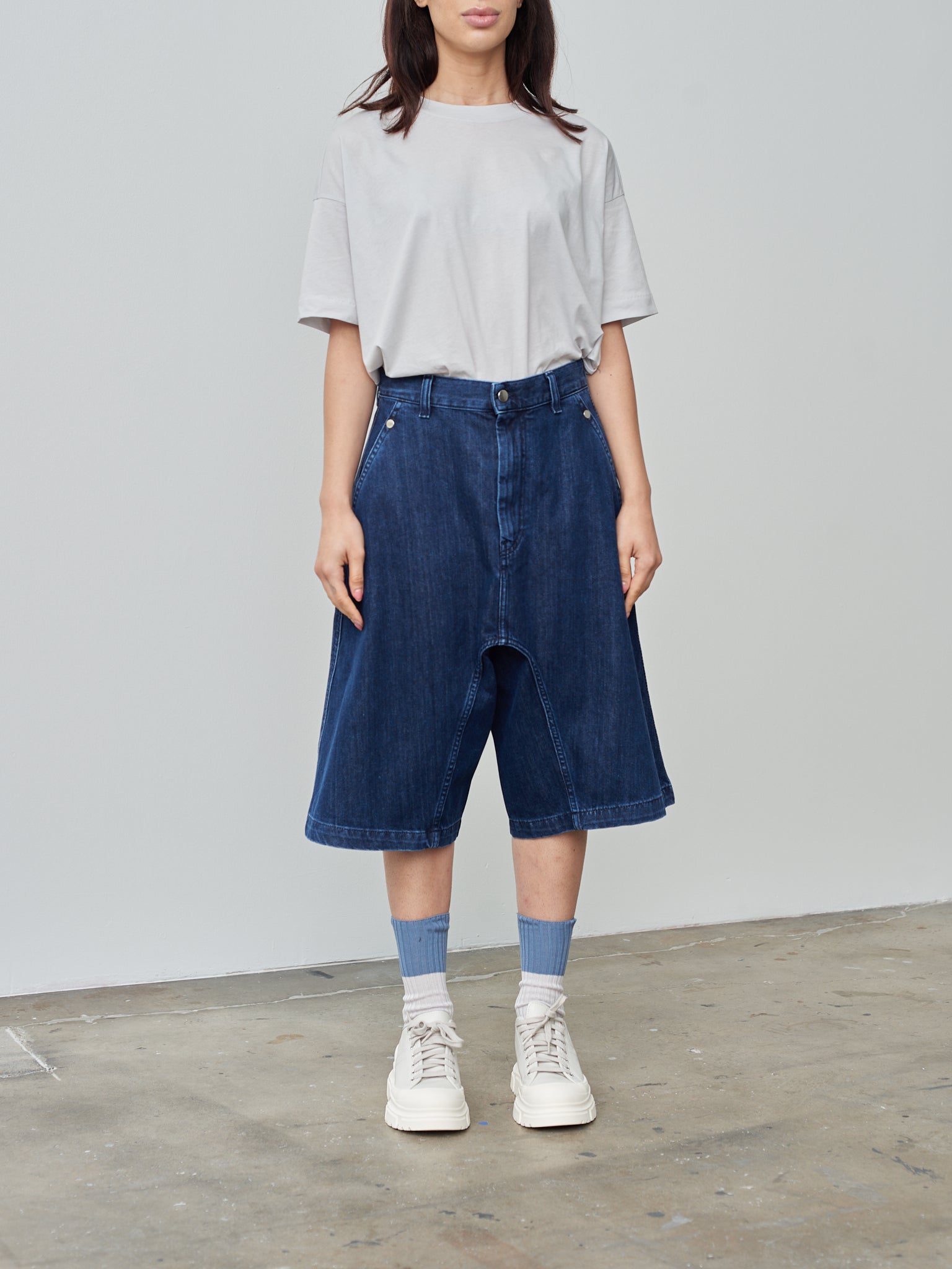 Namu Shop - Sofie D'Hoore Tilly SS Tee - Titanium