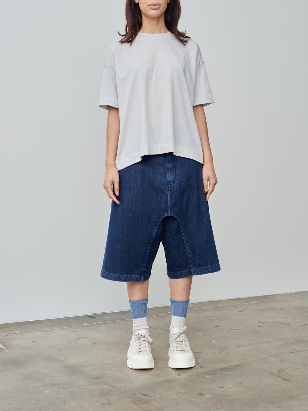 Namu Shop - Sofie D'Hoore Tilly SS Tee - Titanium