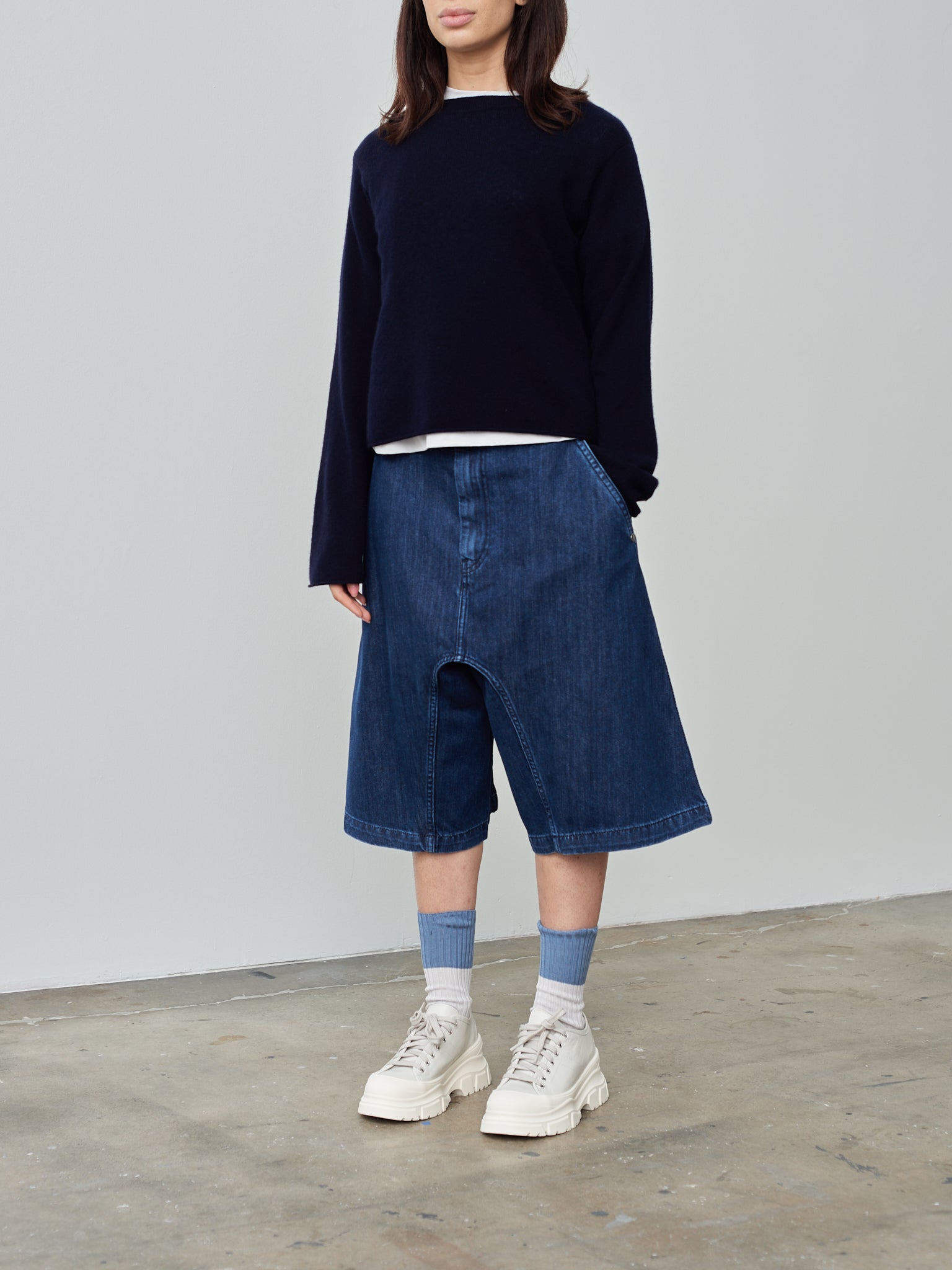 Namu Shop - Sofie D'Hoore Pluto Shorts - Blue Denim