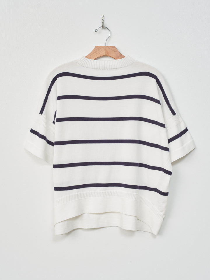 Namu Shop - Nicholson & Nicholson ISLAND Knit - White/Navy
