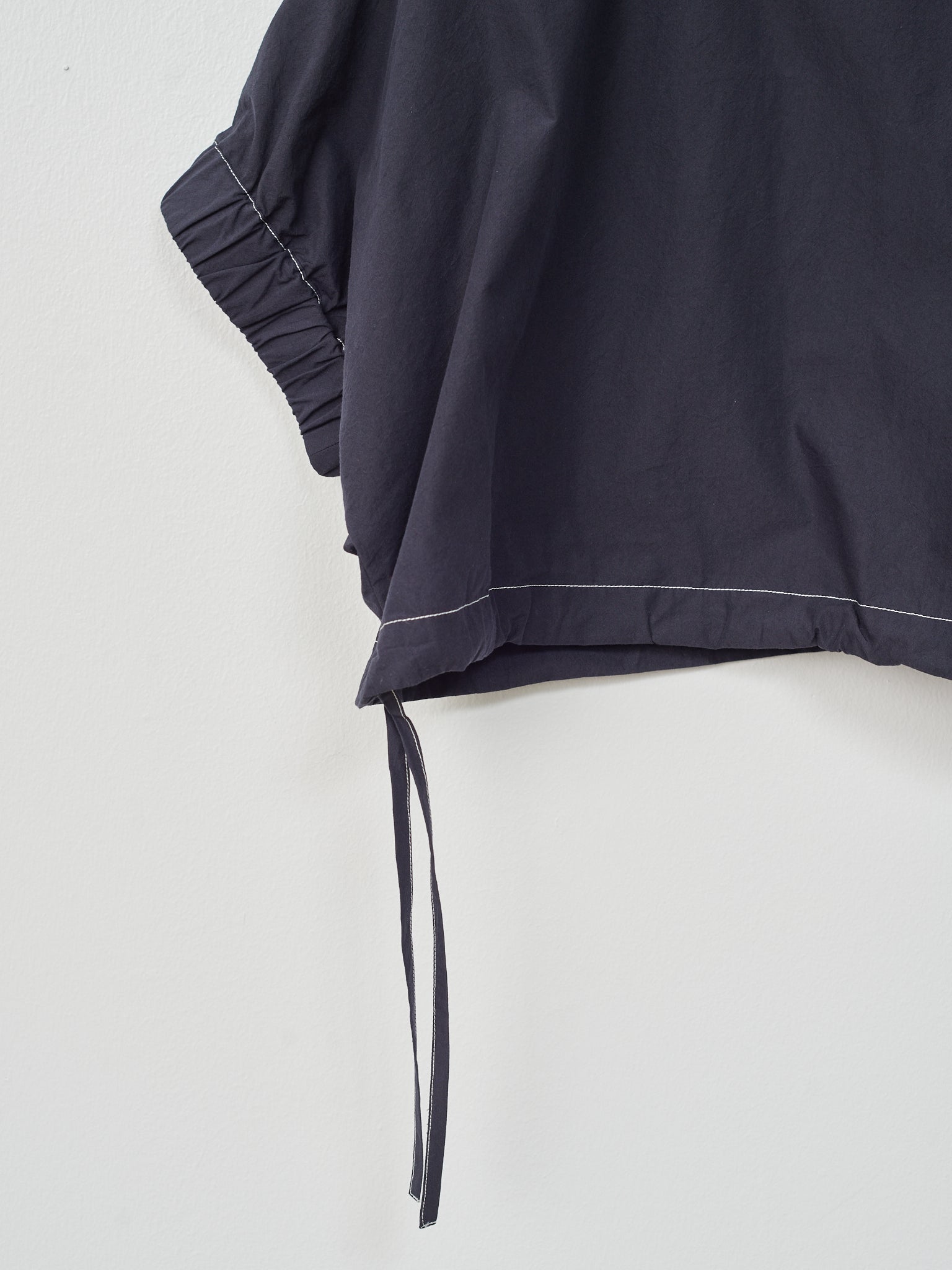 Namu Shop - Nicholson & Nicholson LEMON Top - Navy White Contrast Stiching