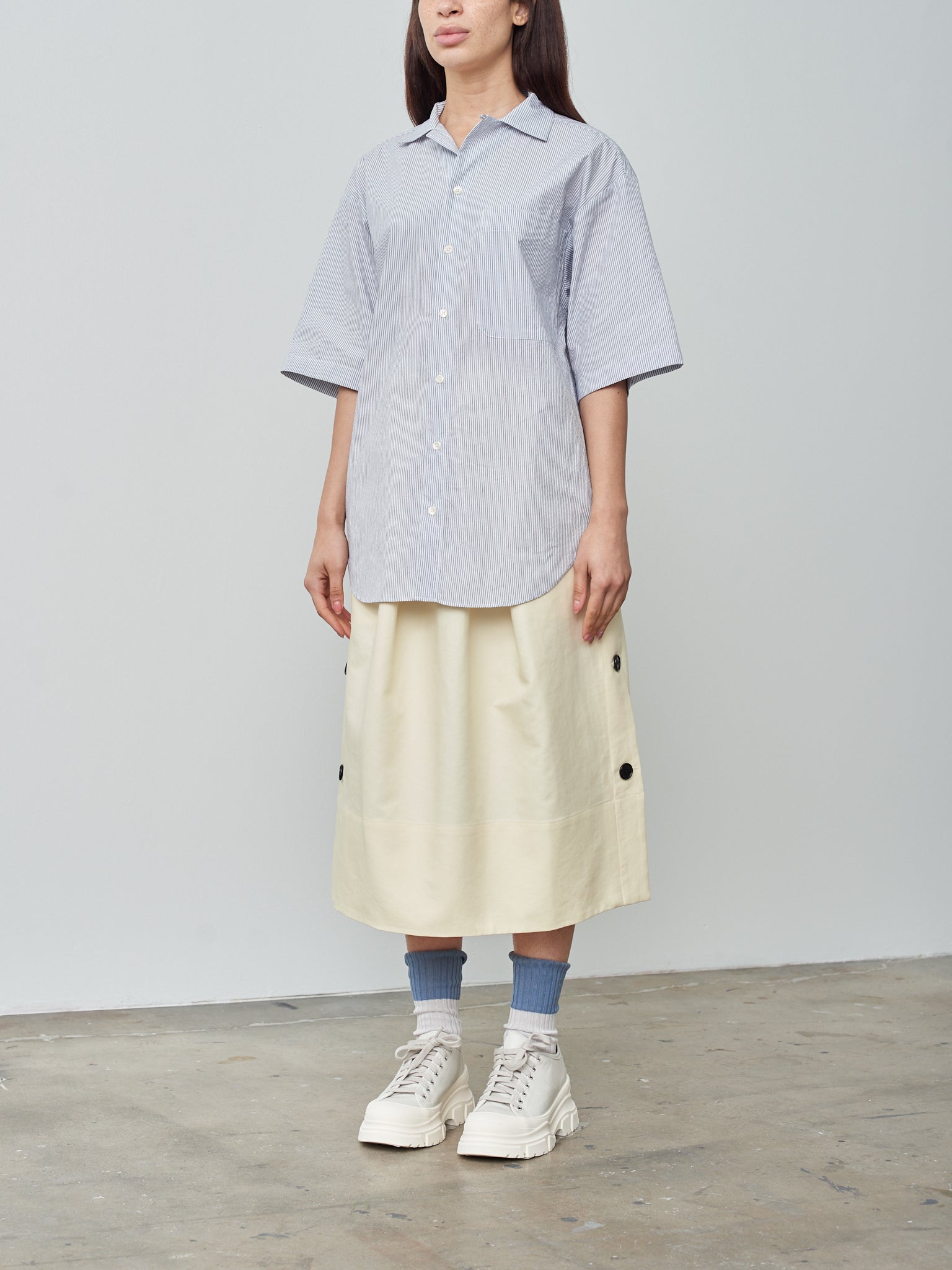 Namu Shop - Nicholson & Nicholson COLBY Top - Blue Stripe