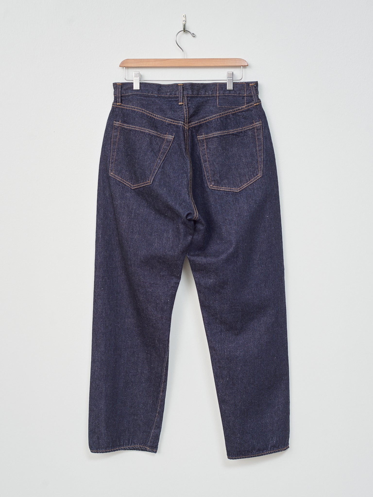 Namu Shop - Kaptain Sunshine 5P Zipper Front Denim Pants - Indigo One Wash