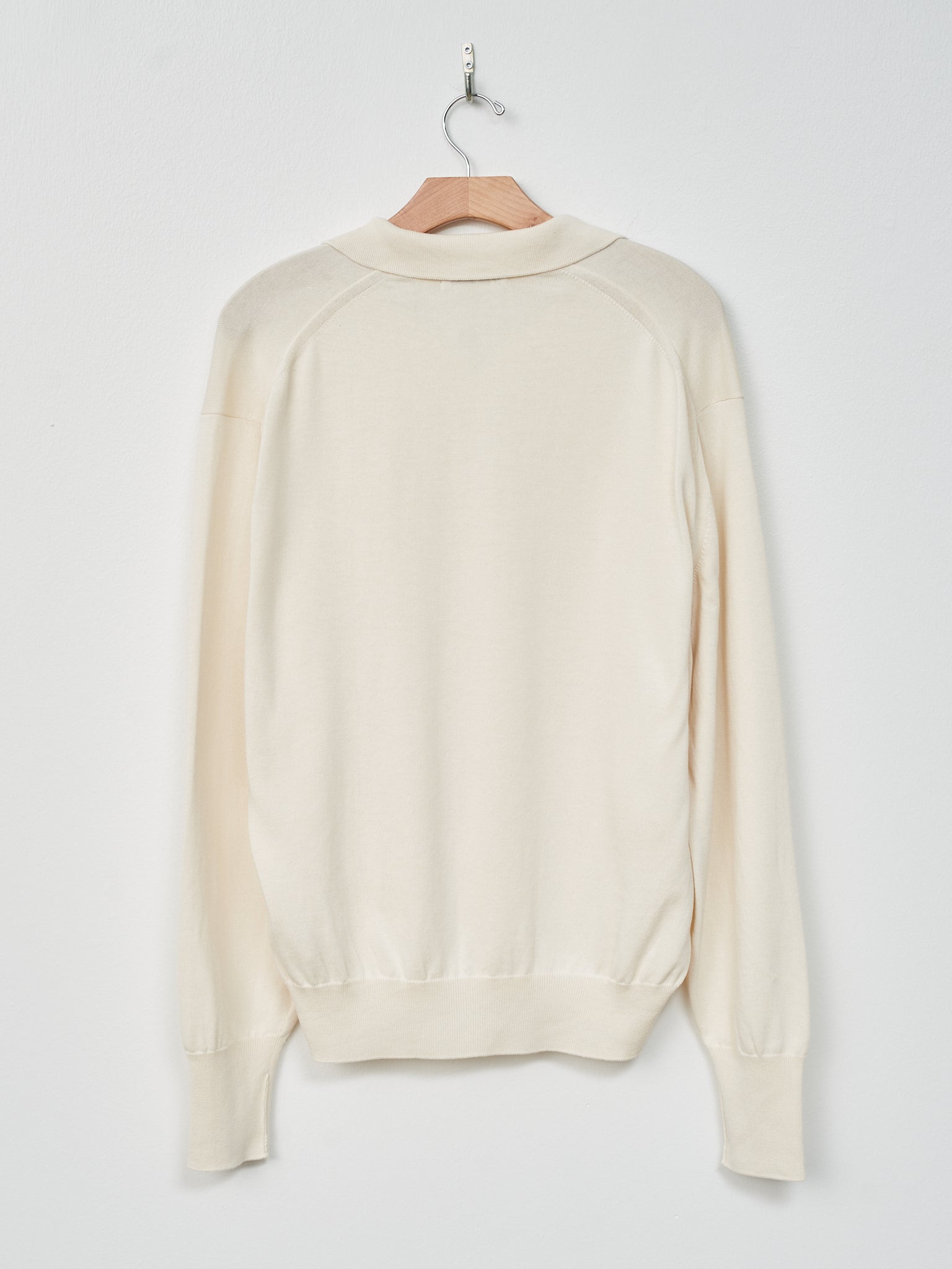 Namu Shop - Kaptain Sunshine Cotton Knit Skipper Shirt - Ecru