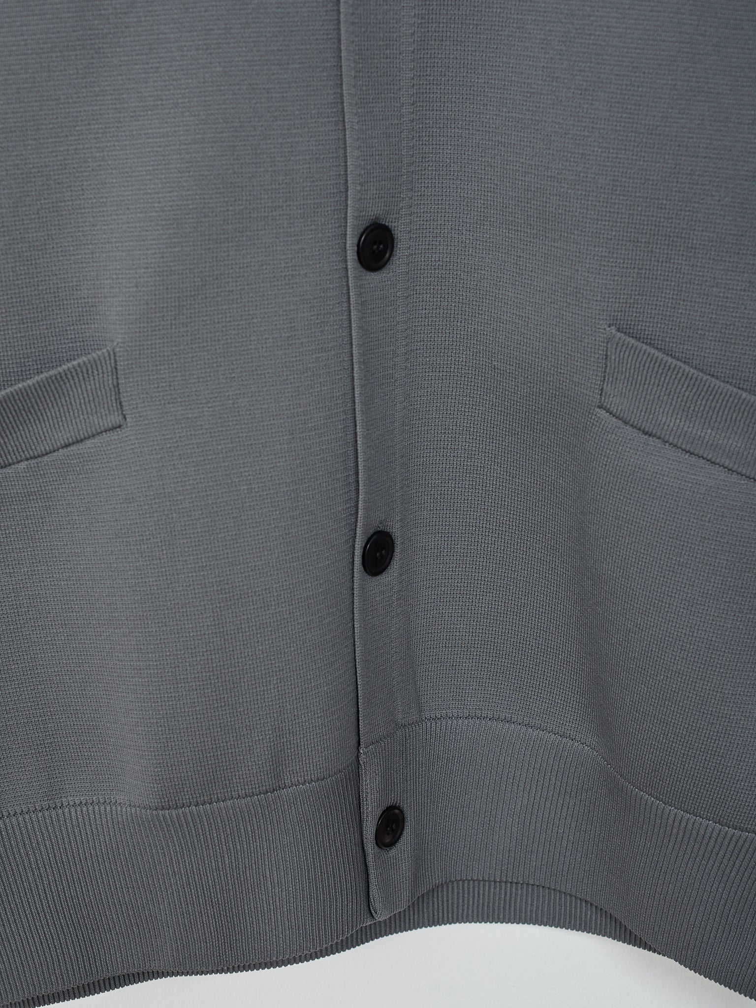 Namu Shop - Yoko Sakamoto Knit Coach Jacket - Gray