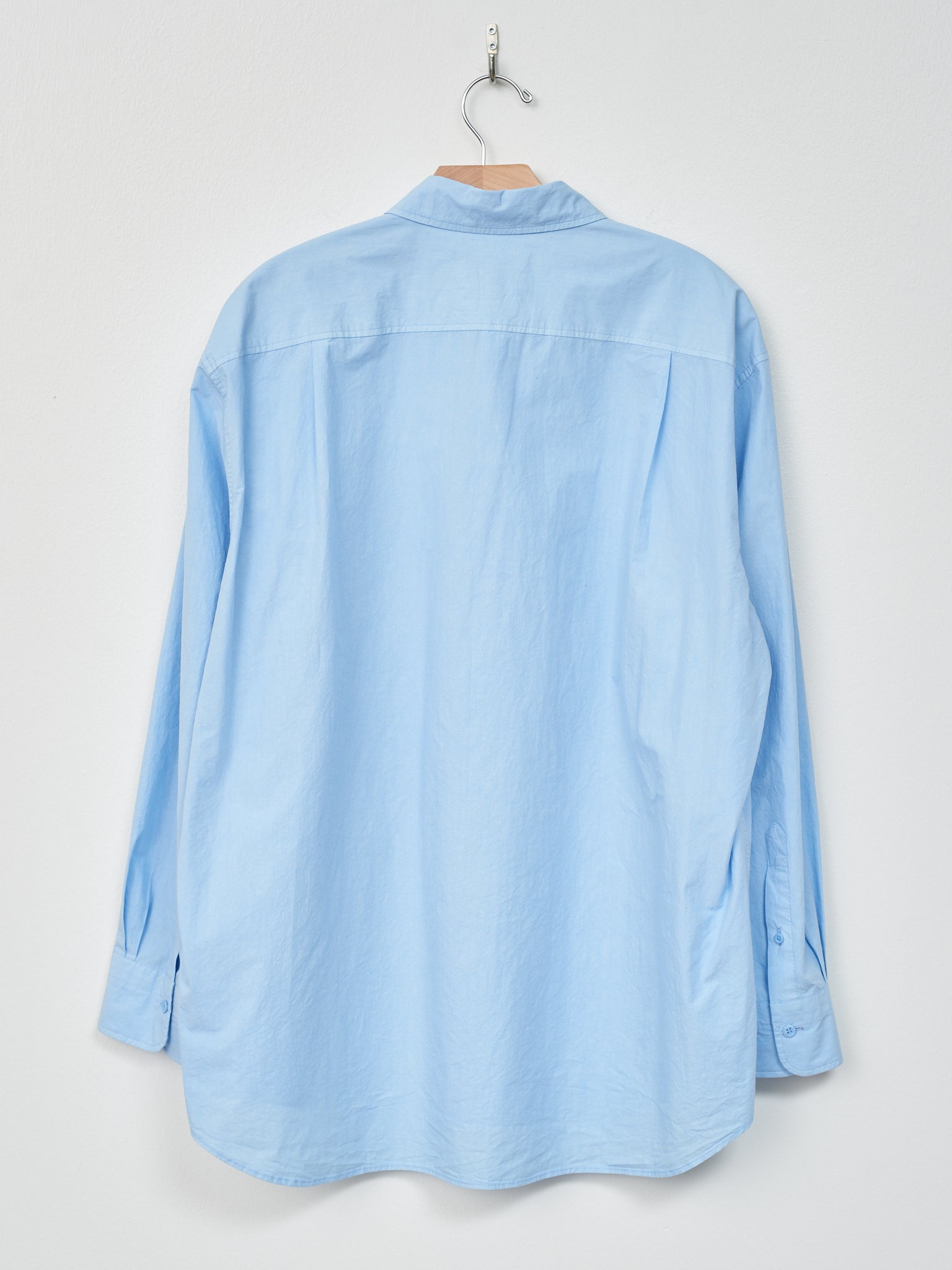 Namu Shop - Yoko Sakamoto Regular Collar Shirt - Sky Blue