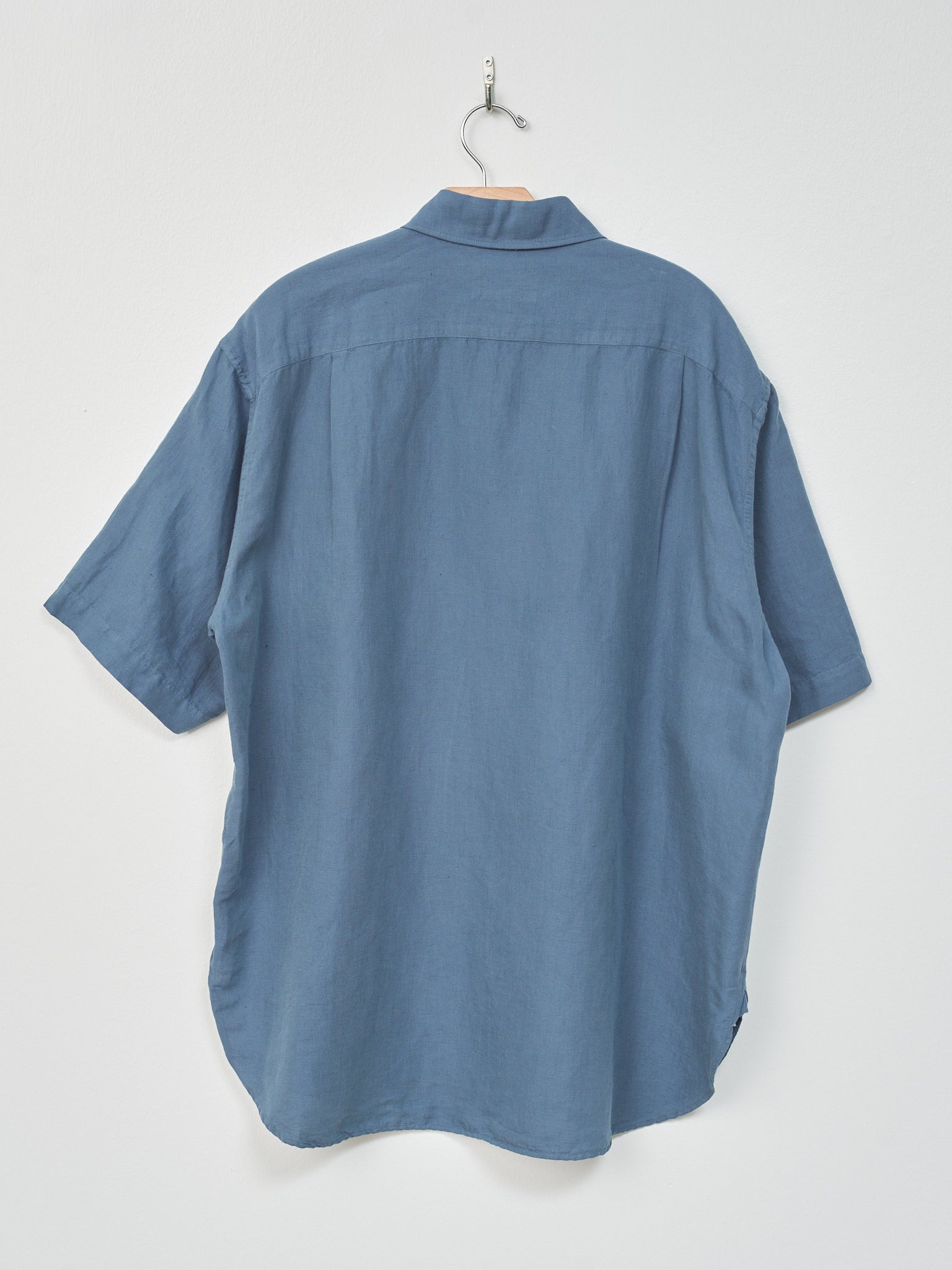 Namu Shop - Yoko Sakamoto Open Collar Shirt - Blue