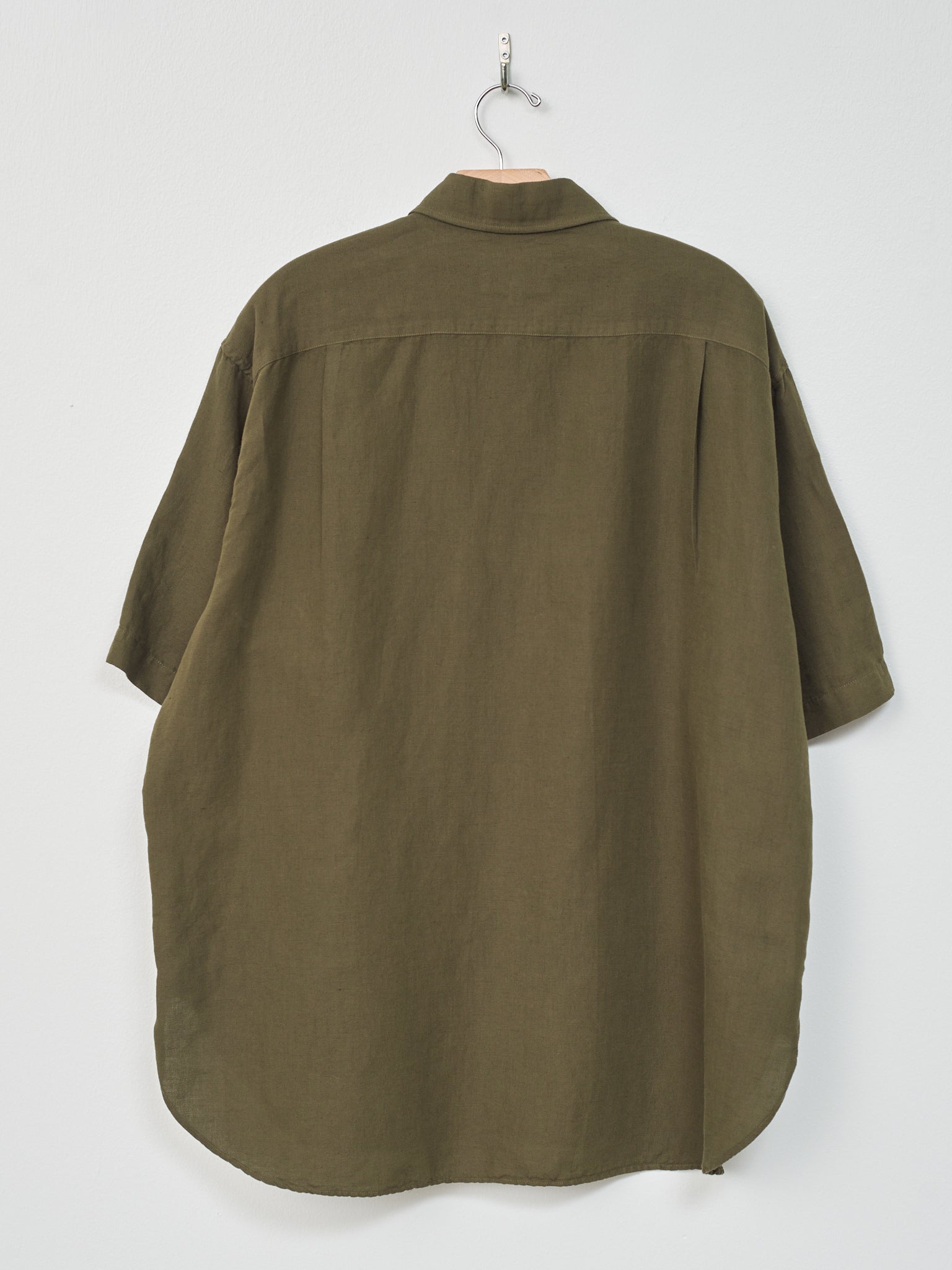 Namu Shop - Yoko Sakamoto Open Collar Shirt - Olive
