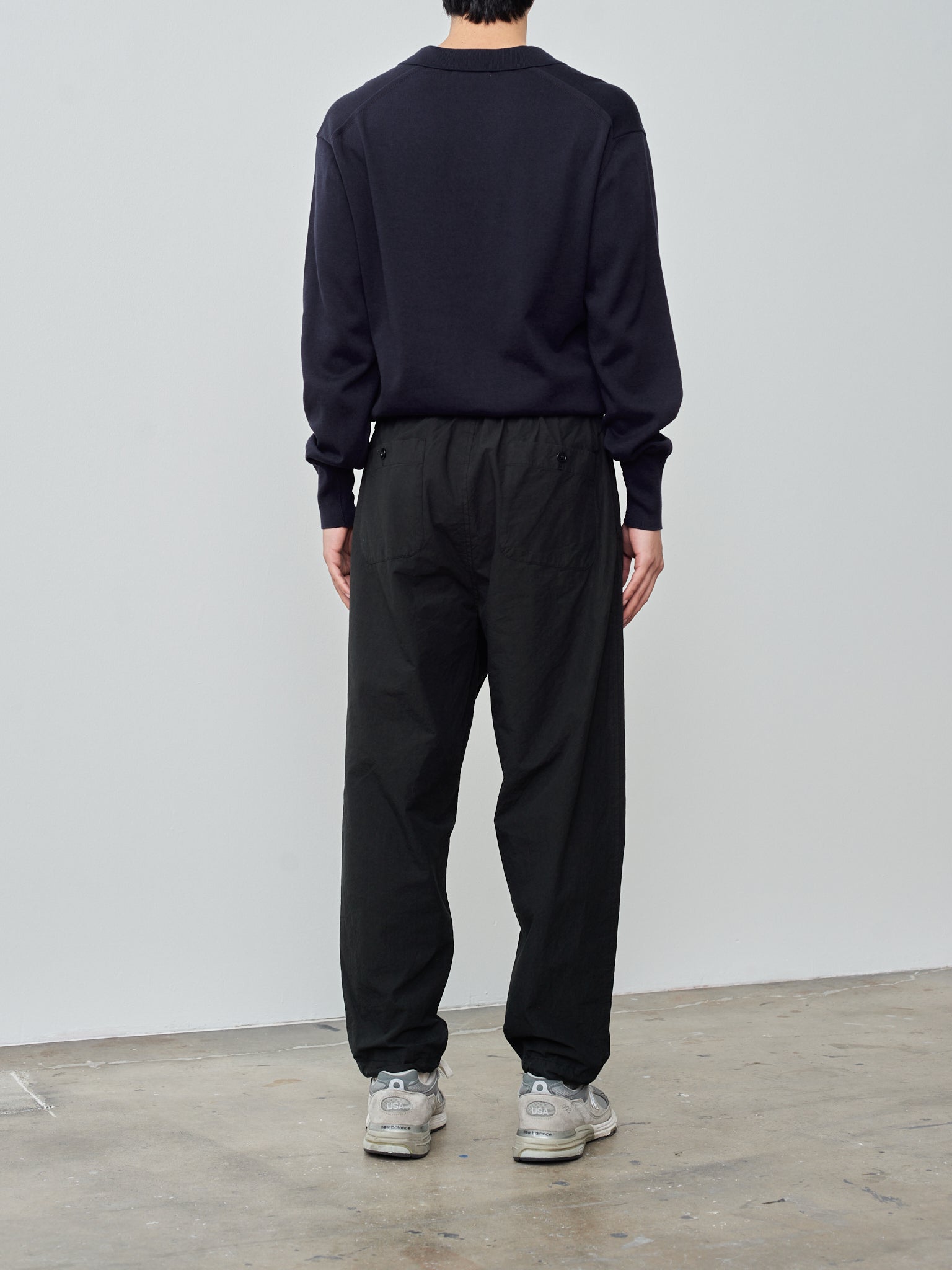 Namu Shop - Kaptain Sunshine Cotton Knit Skipper Shirt - Navy