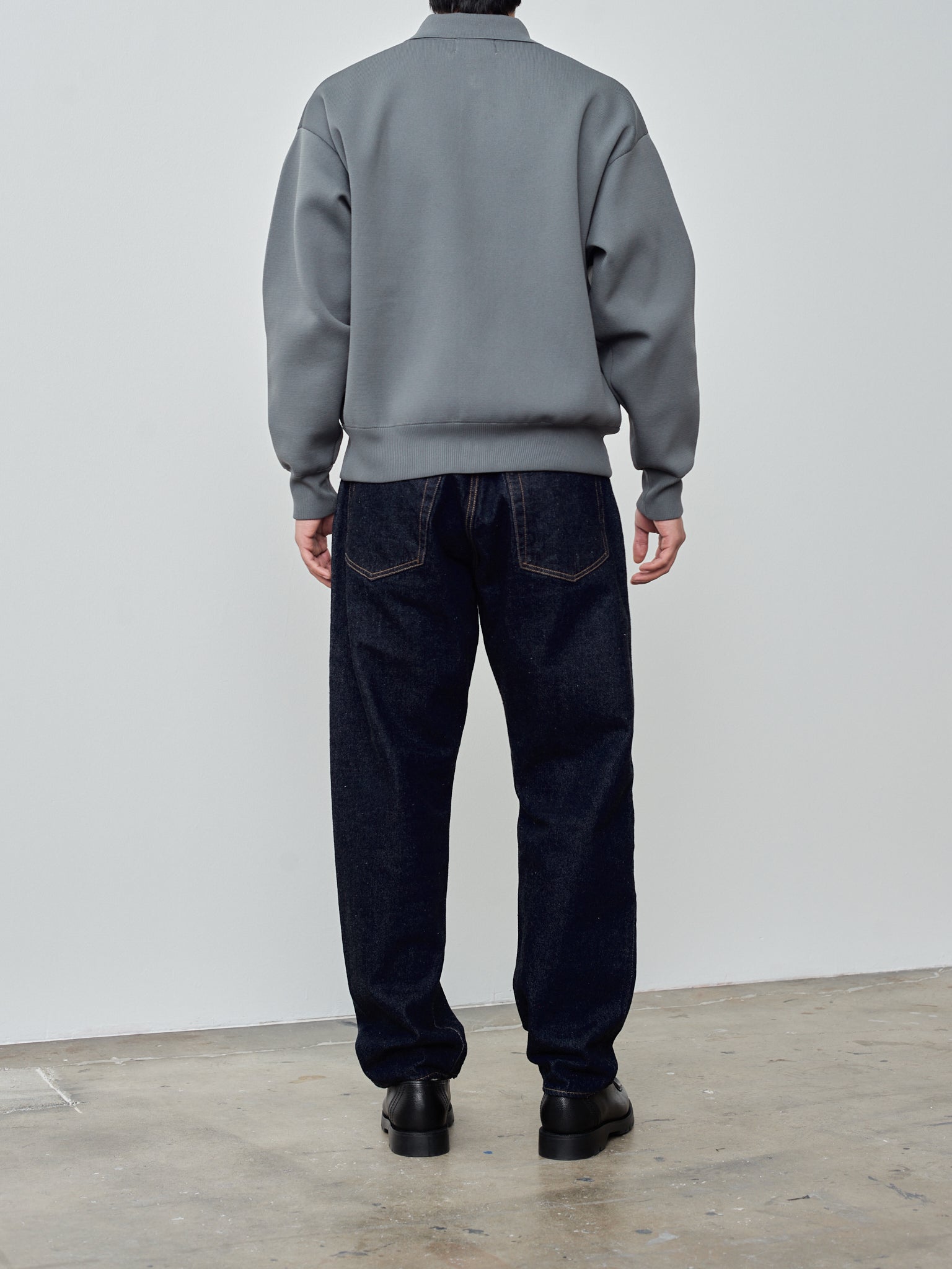 Namu Shop - Yoko Sakamoto Knit Coach Jacket - Gray