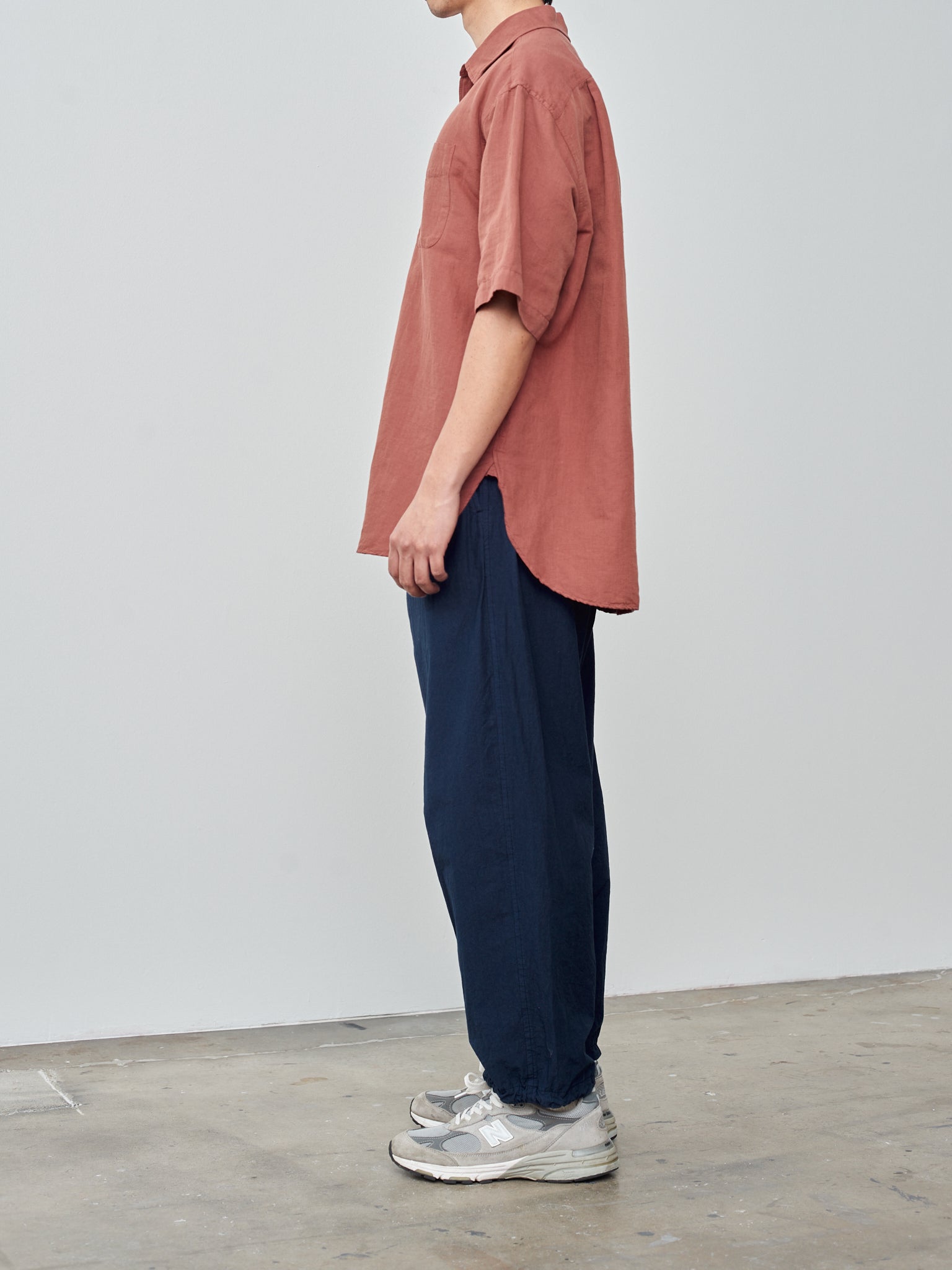 Namu Shop - Yoko Sakamoto Open Collar Shirt - Red