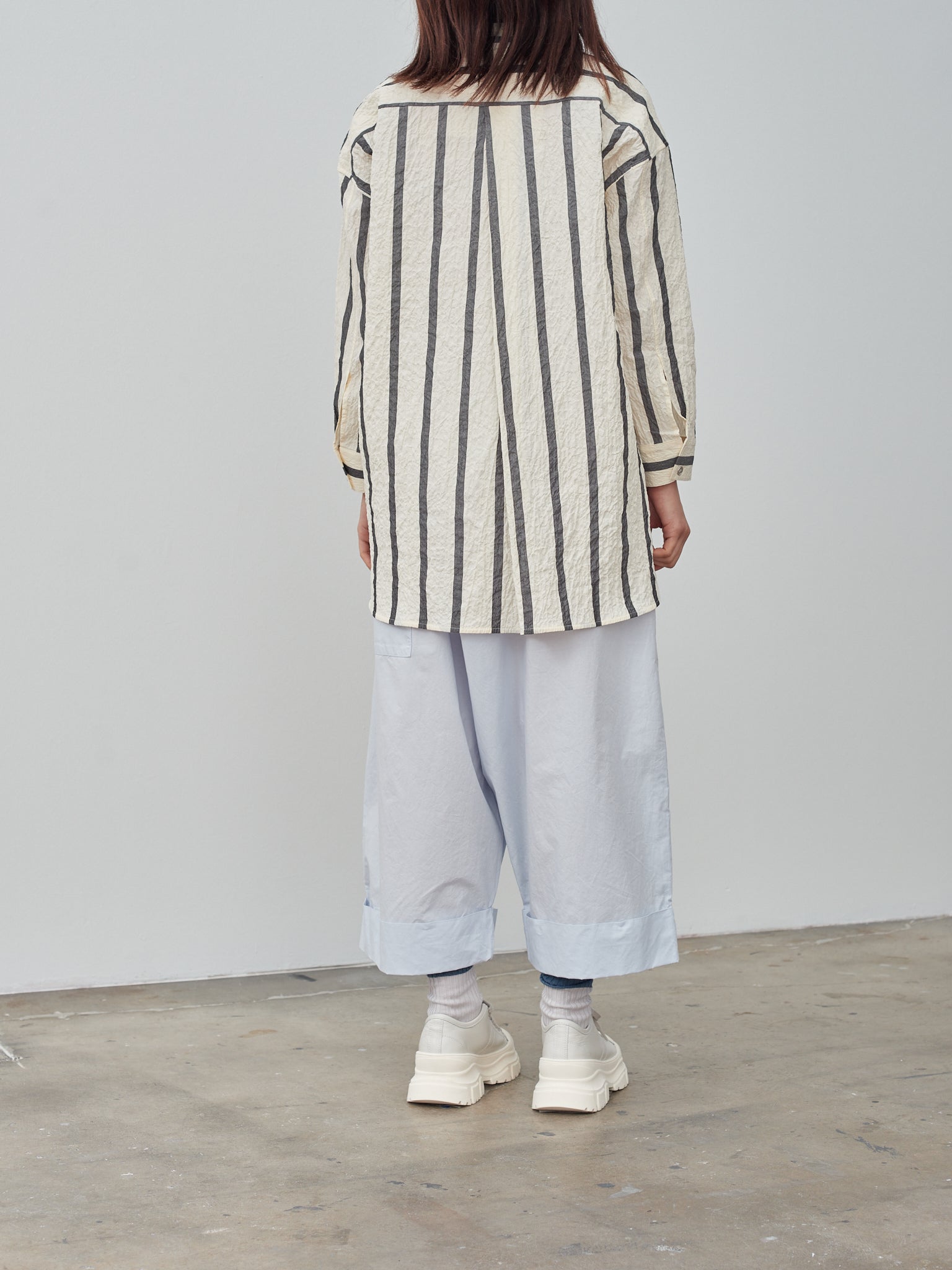 Namu Shop - Toogood The Pedlar Shirt - Bold Stripe Flint/Raw