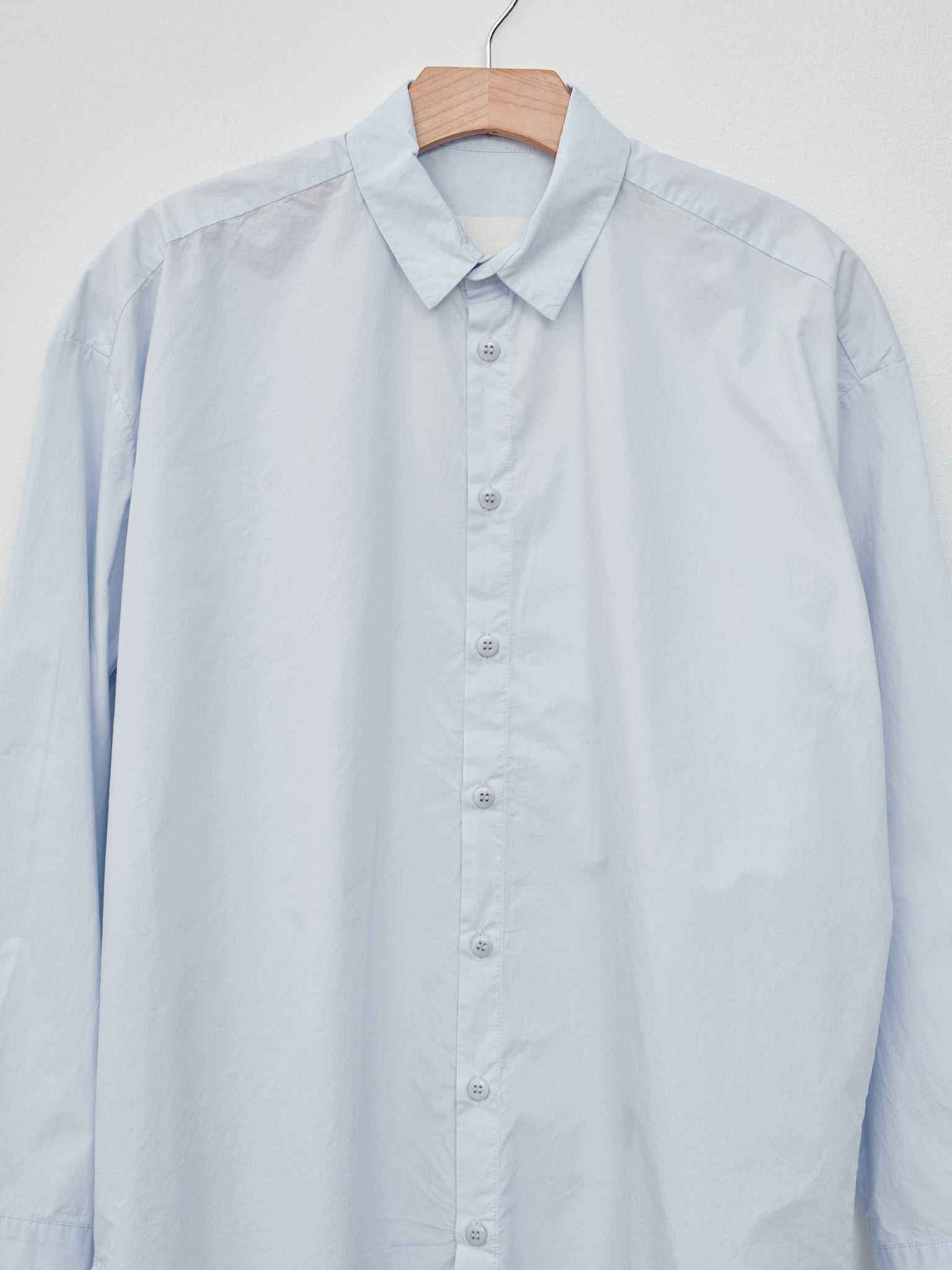 Namu Shop - Toogood The Draughtsman Shirt - Cotton Poplin Porcelain