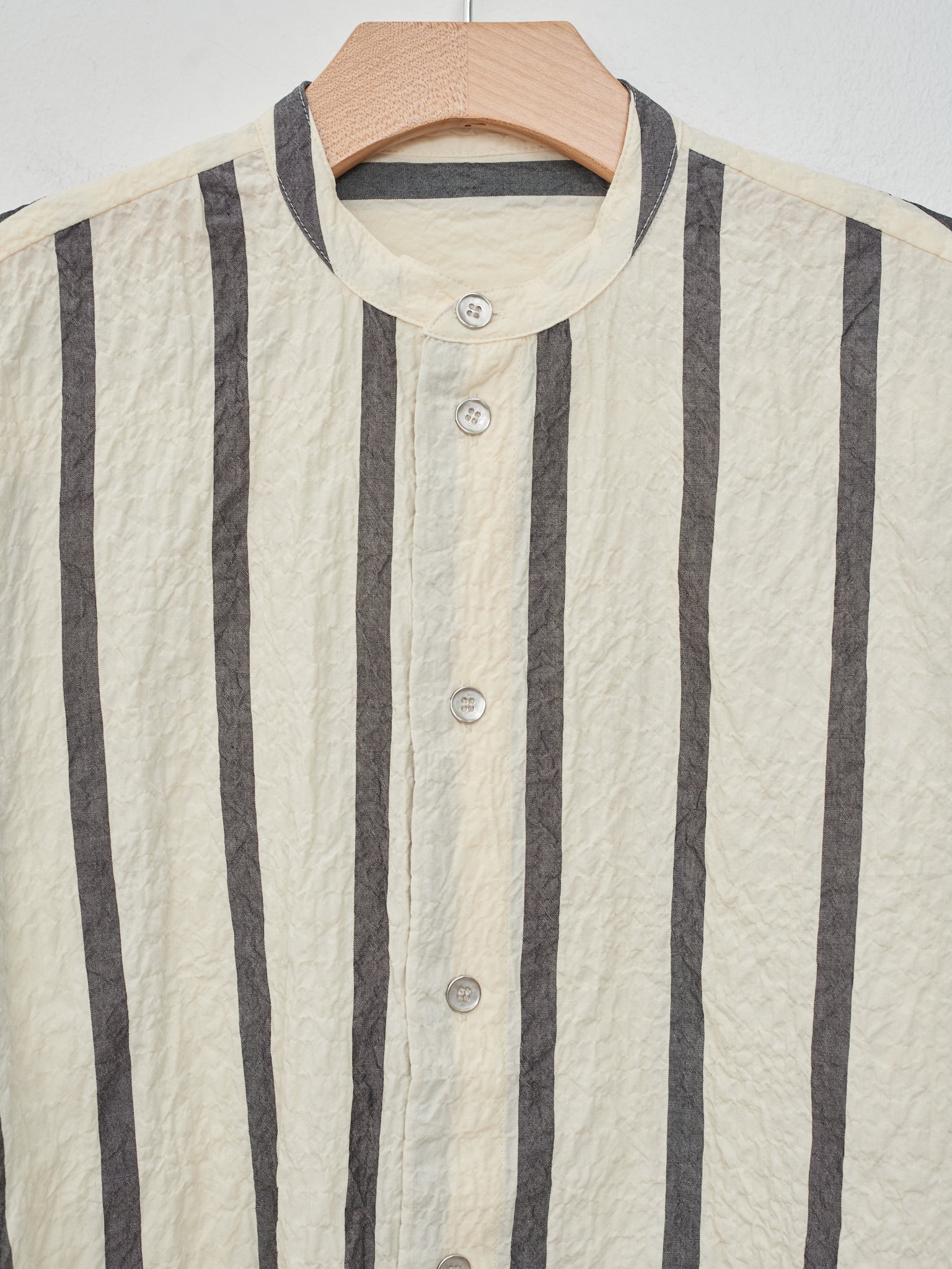 Namu Shop - Toogood The Pedlar Shirt - Bold Stripe Flint/Raw