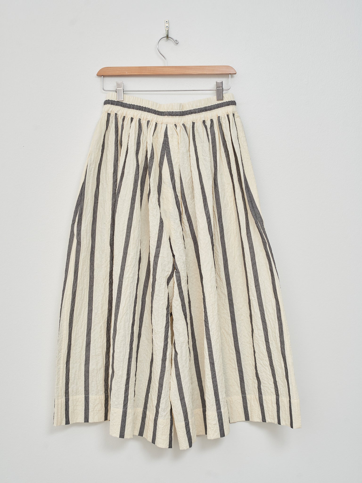 Namu Shop - Toogood The Acrobat Culotte - Bold Stripe Flint/Raw