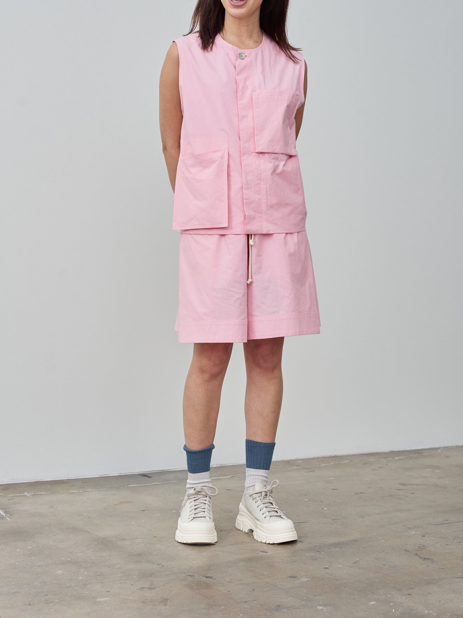 Namu Shop - Toogood The Diver Short - Fine Ripstop Cotton Icing