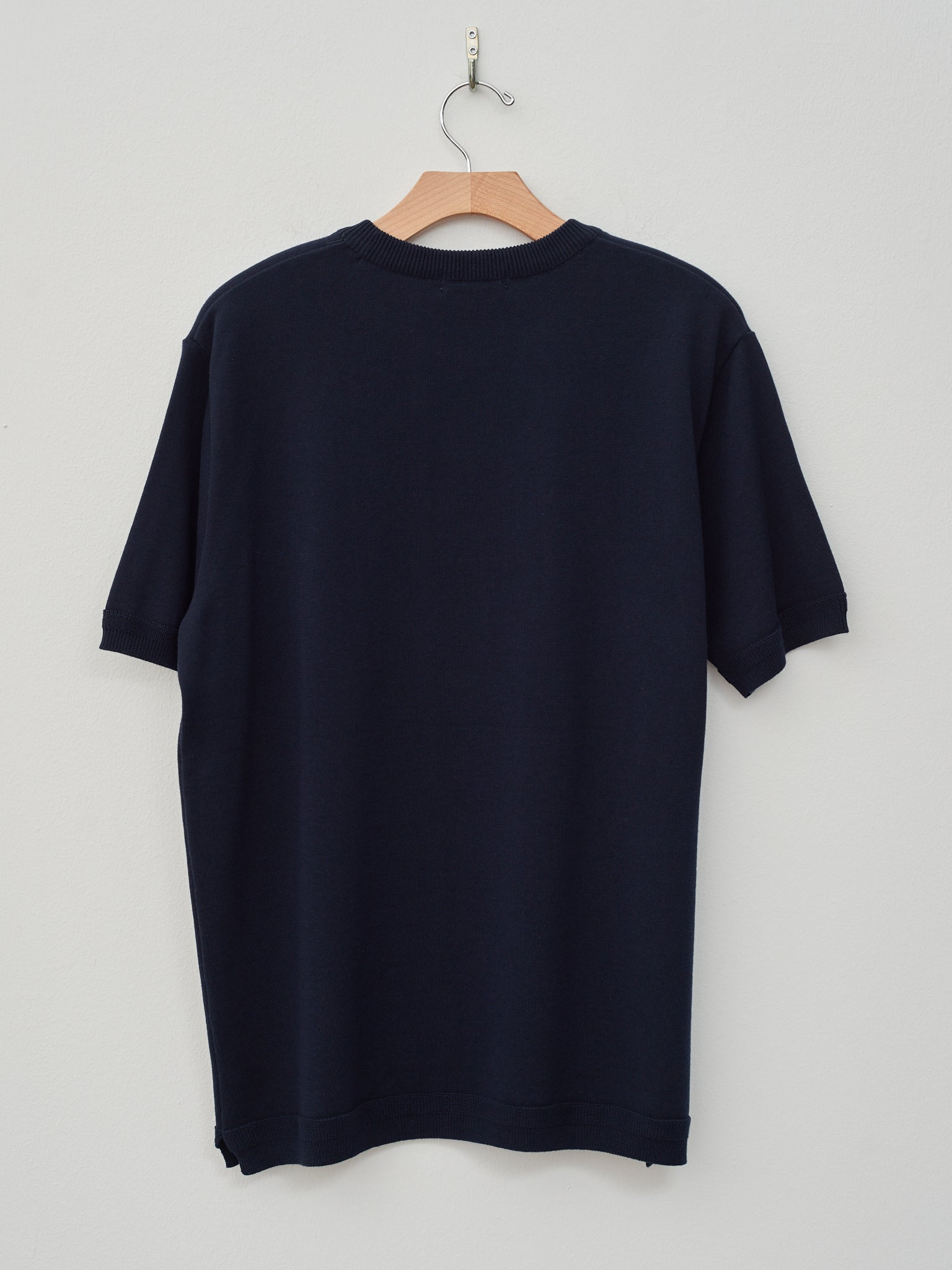 Namu Shop - Fujito C/N Knit T-Shirt - Dark Navy