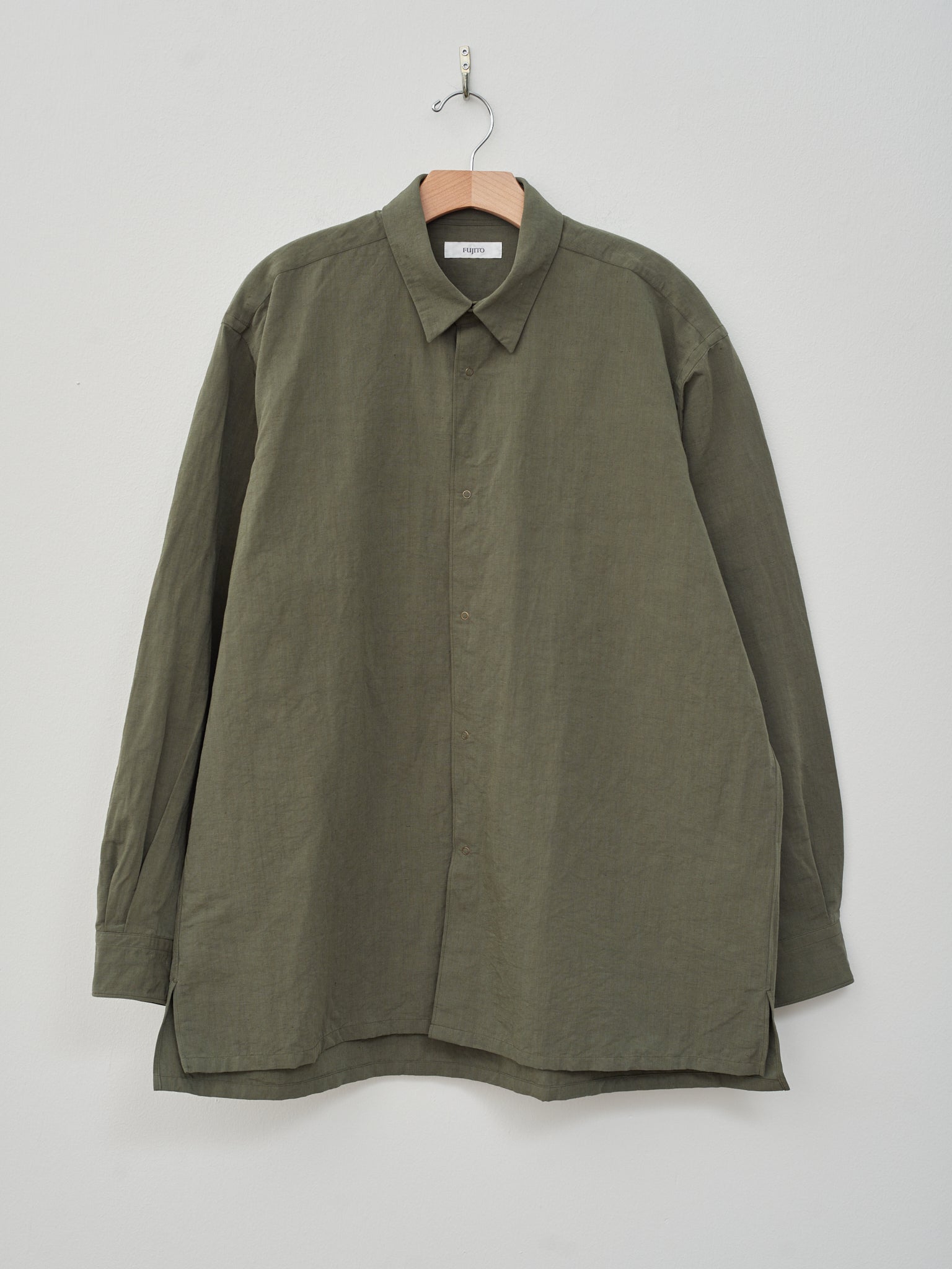 Namu Shop - Fujito Ring Shirt - Olive Green