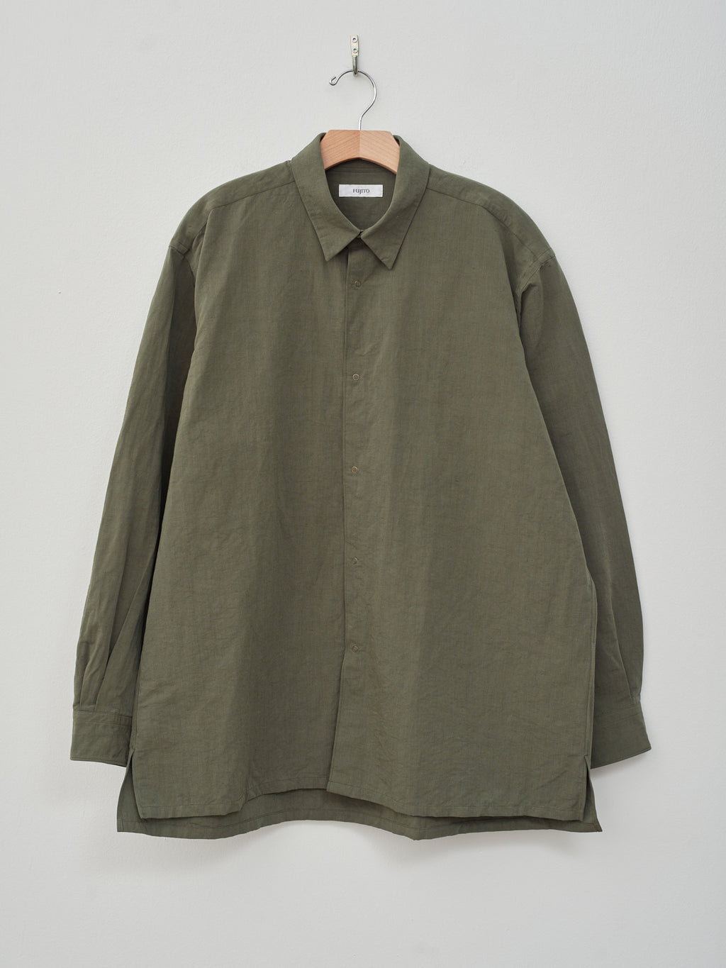 Namu Shop - Fujito Ring Shirt - Olive Green