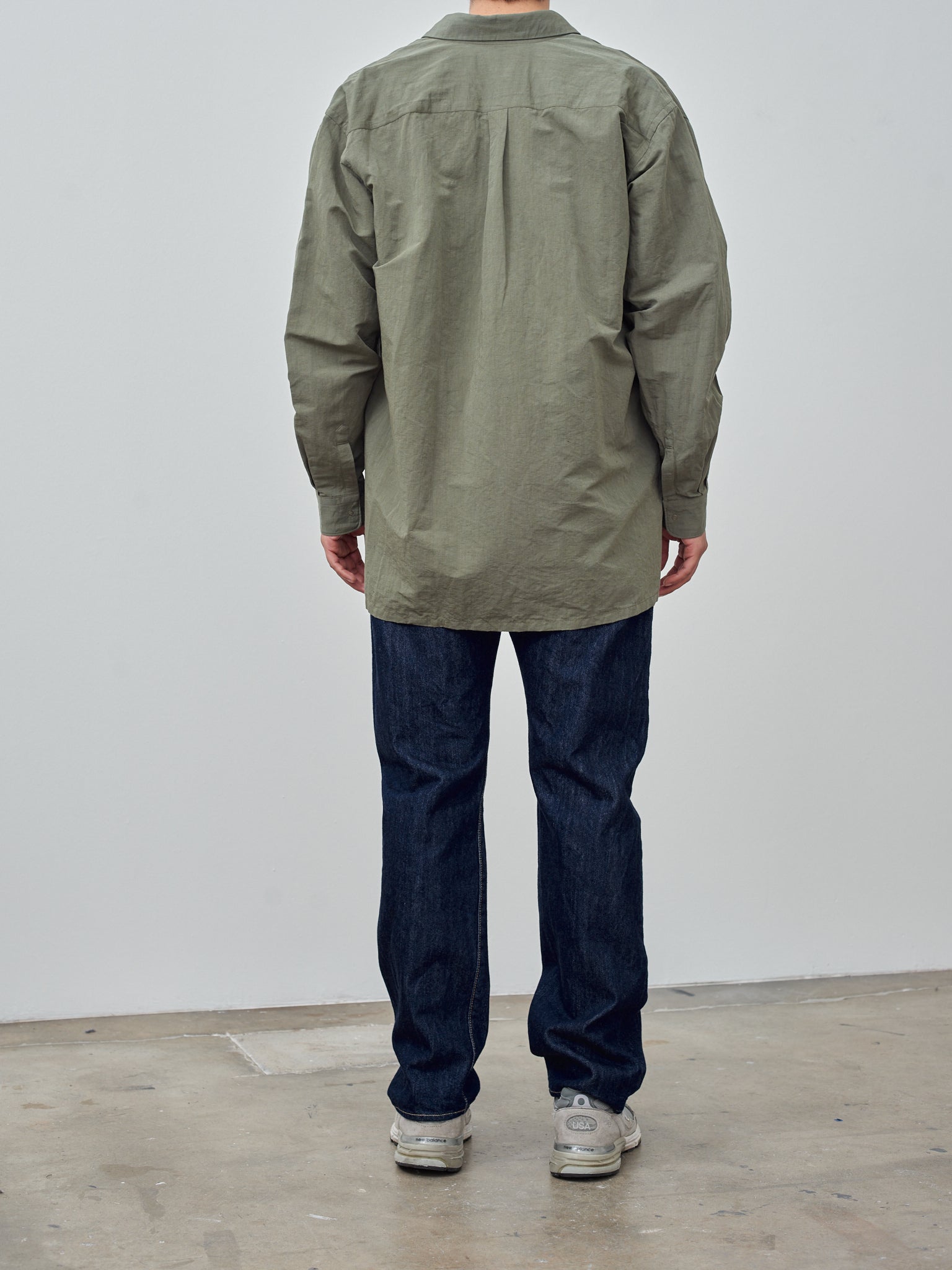 Namu Shop - Fujito Ring Shirt - Olive Green