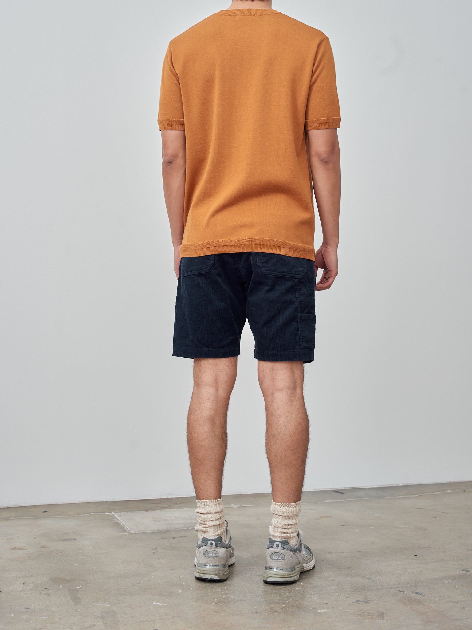 Namu Shop - Fujito C/N Knit T-Shirt - Brown Gold
