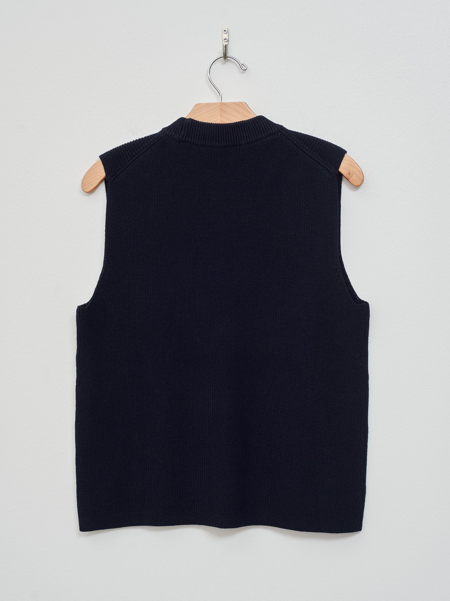 Namu Shop - Studio Nicholson 7GG Sleeveless Top - Darkest Navy