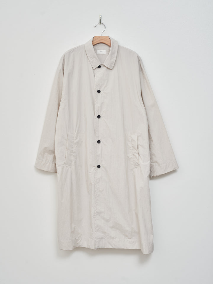 Namu Shop - Aton Travel Nylon Packable Coat - Warm White