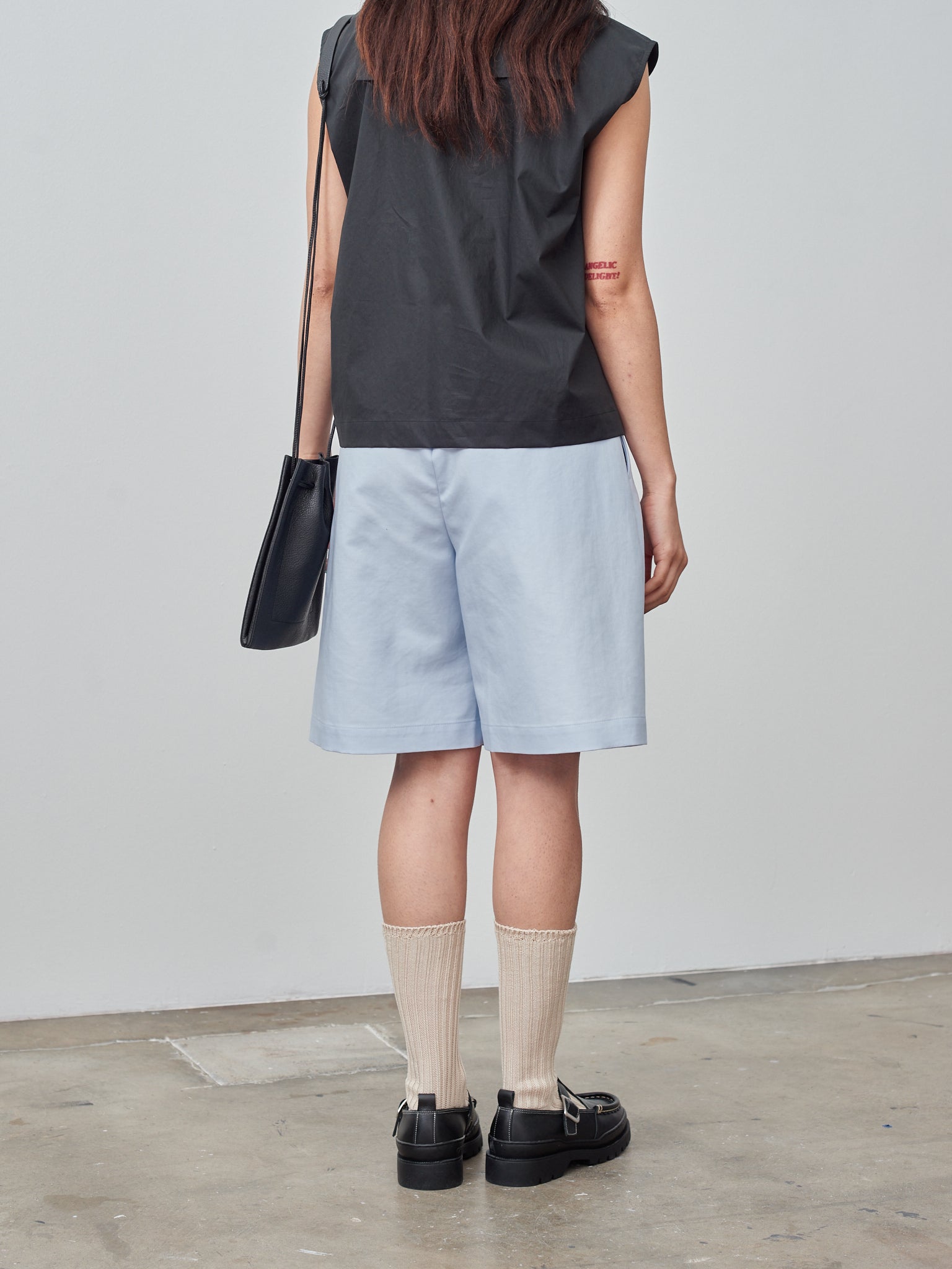 Namu Shop - Nicholson & Nicholson Lala Poplin Shirt - Black