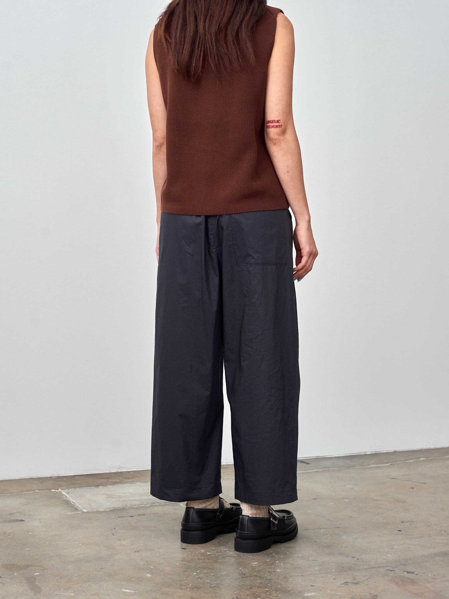 Namu Shop - Studio Nicholson Sumire Sleeveless Top - Darkest Navy